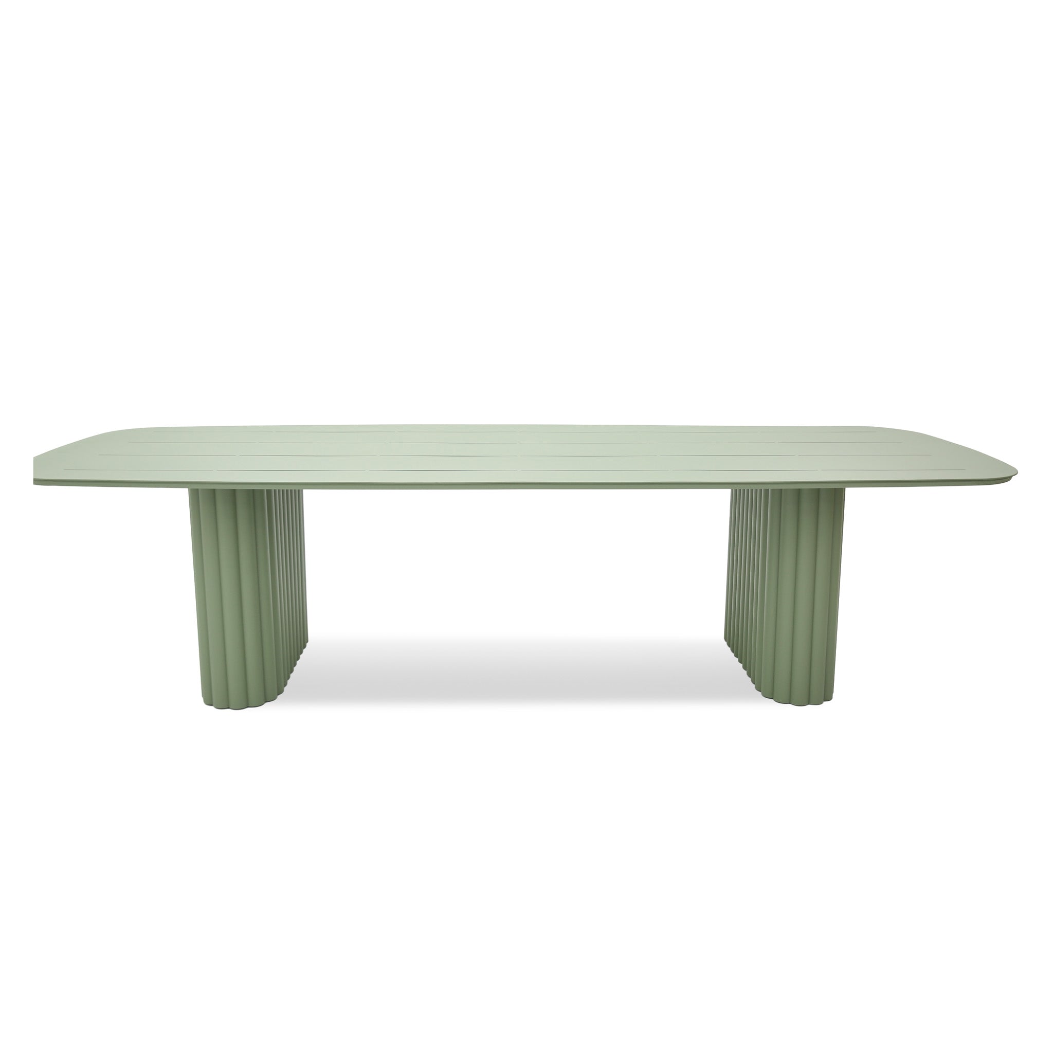 3m Outdoor Dining Table - Sand Green