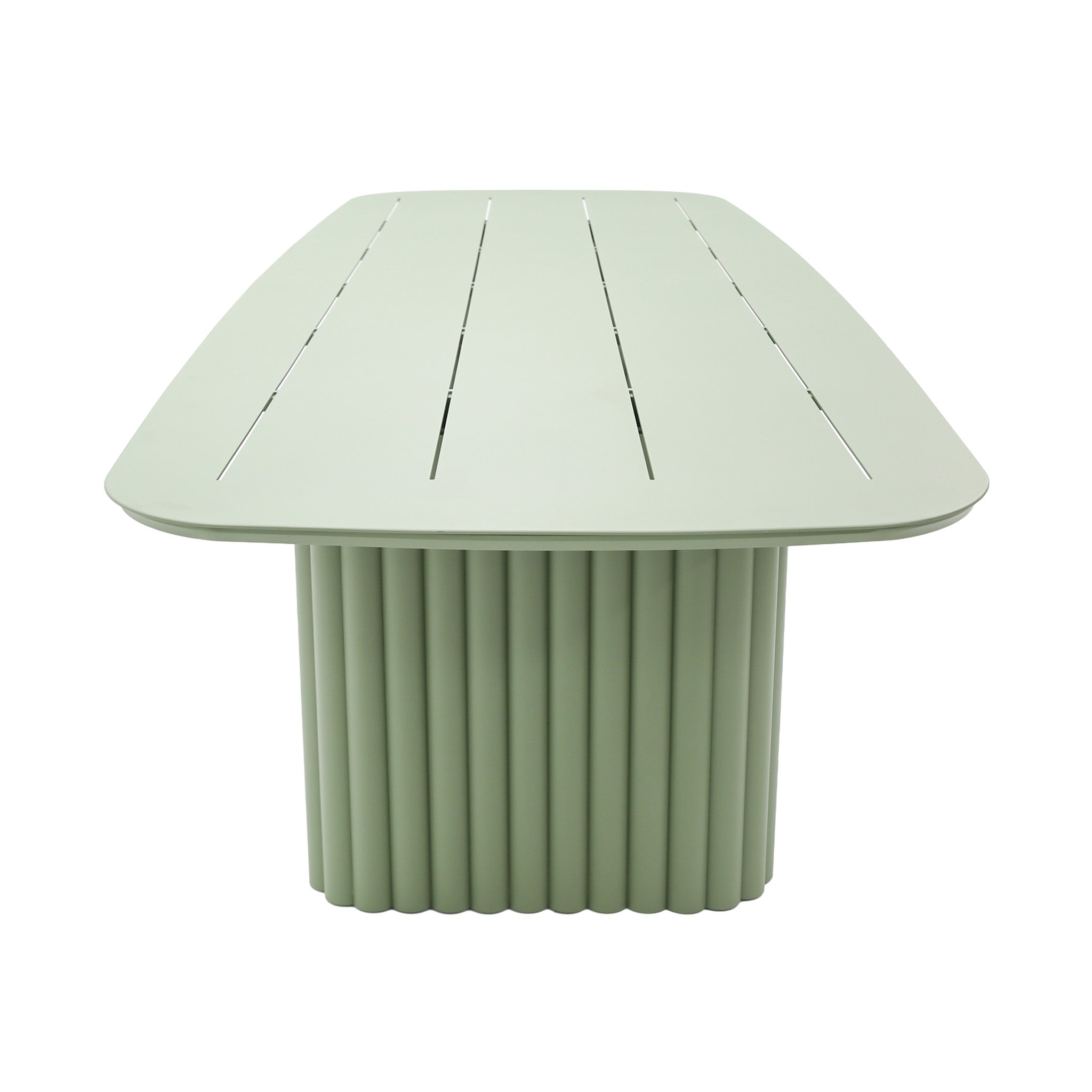 3m Outdoor Dining Table - Sand Green