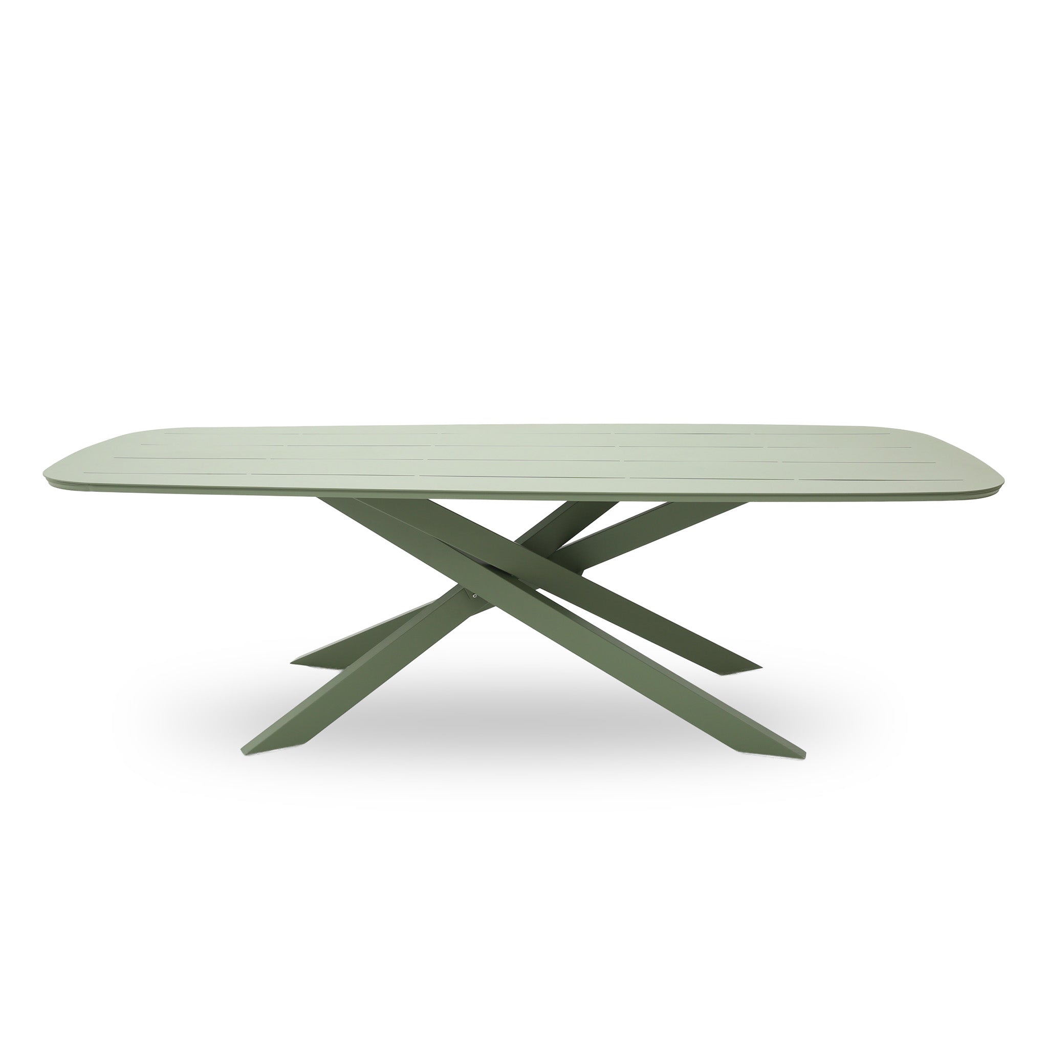 2.4m Outdoor Dining Table - Sand Green