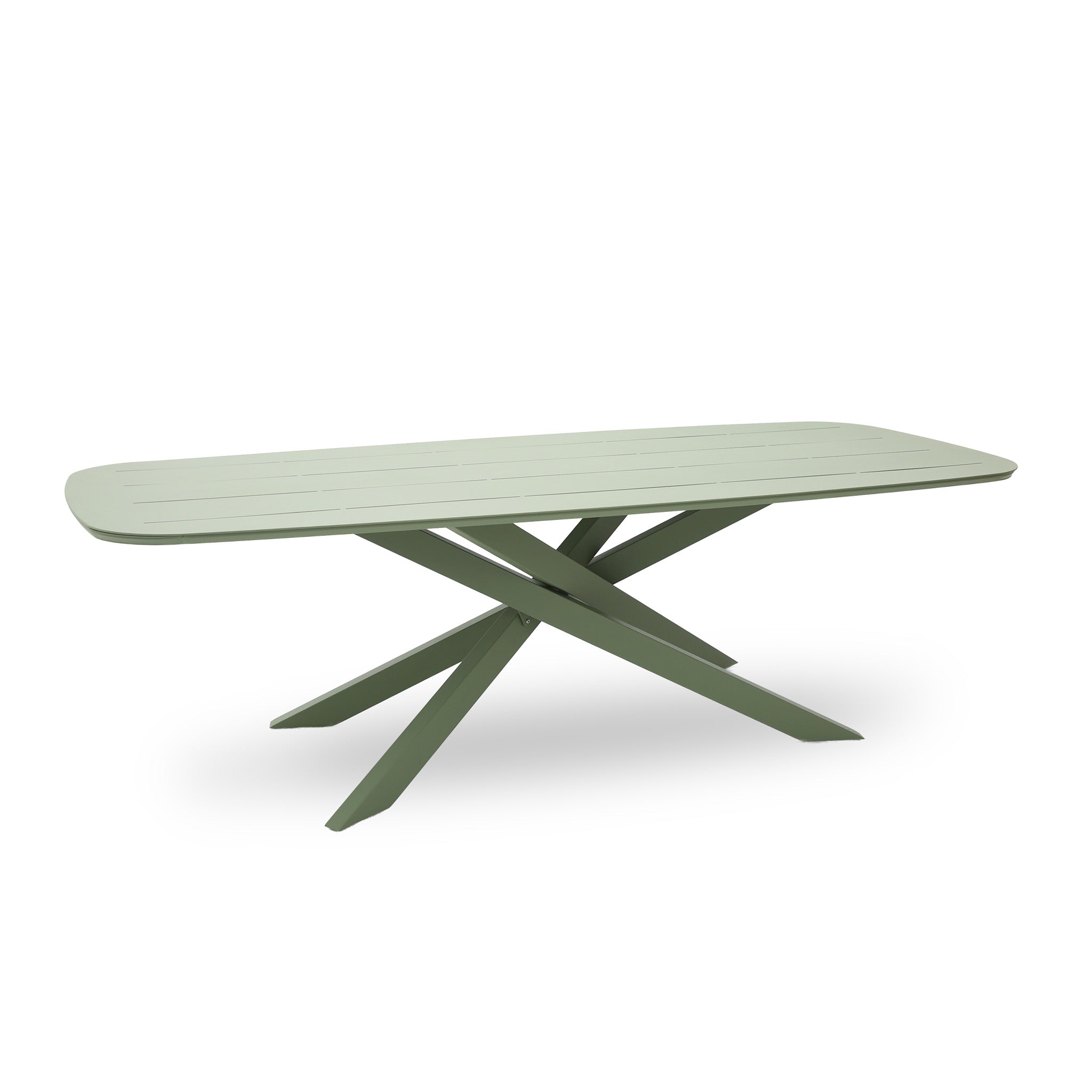 2.4m Outdoor Dining Table - Sand Green