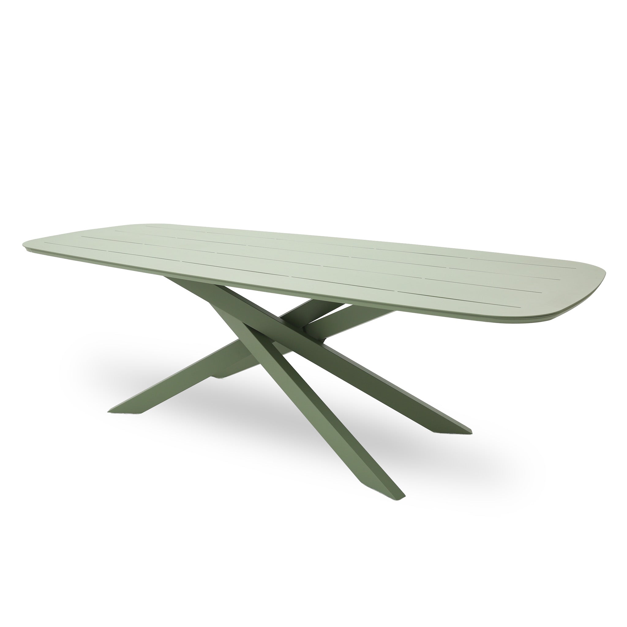 2.4m Outdoor Dining Table - Sand Green