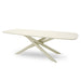 2.4m Outdoor Dining Table - Cream White