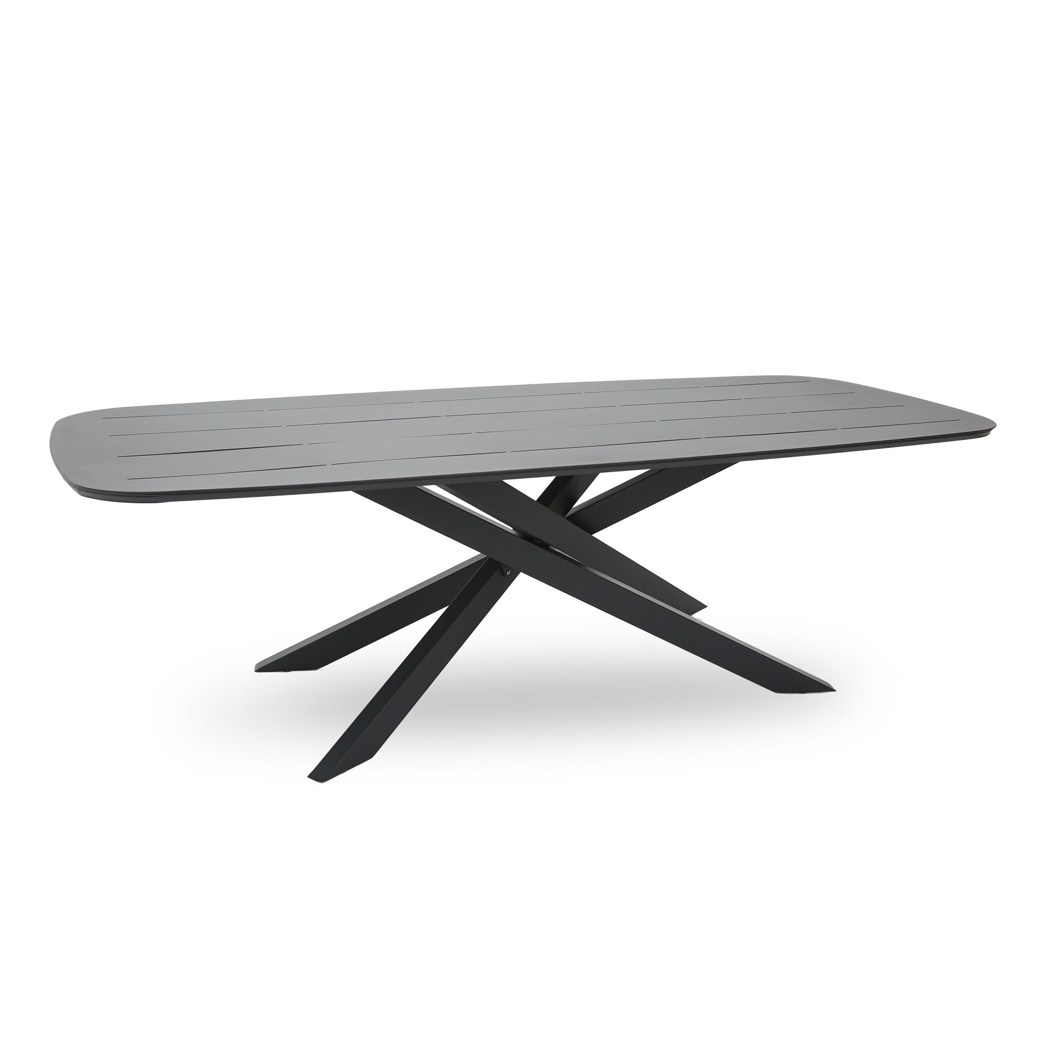 2.4m Outdoor Dining Table - Sand Dark Grey