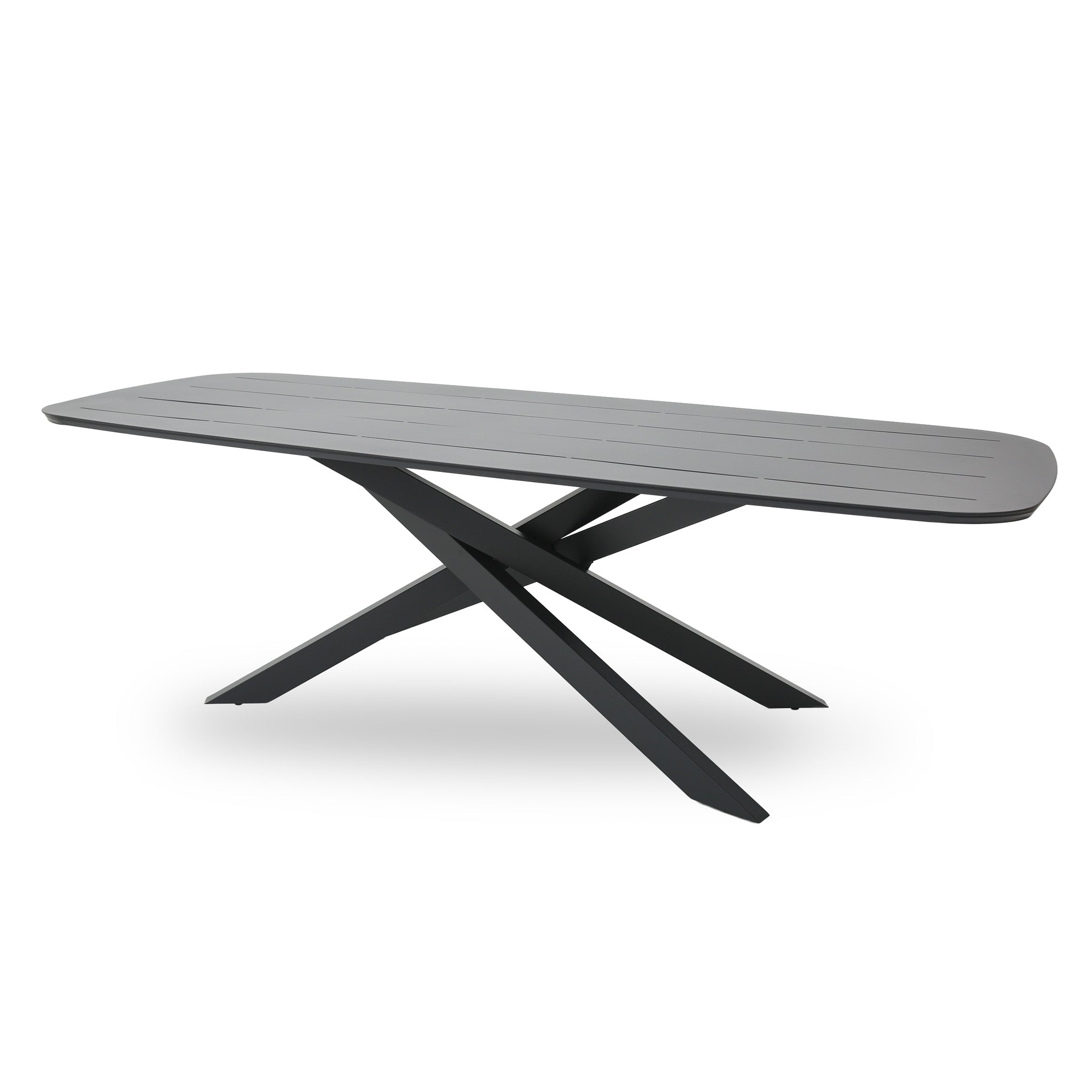 2.4m Outdoor Dining Table - Sand Dark Grey