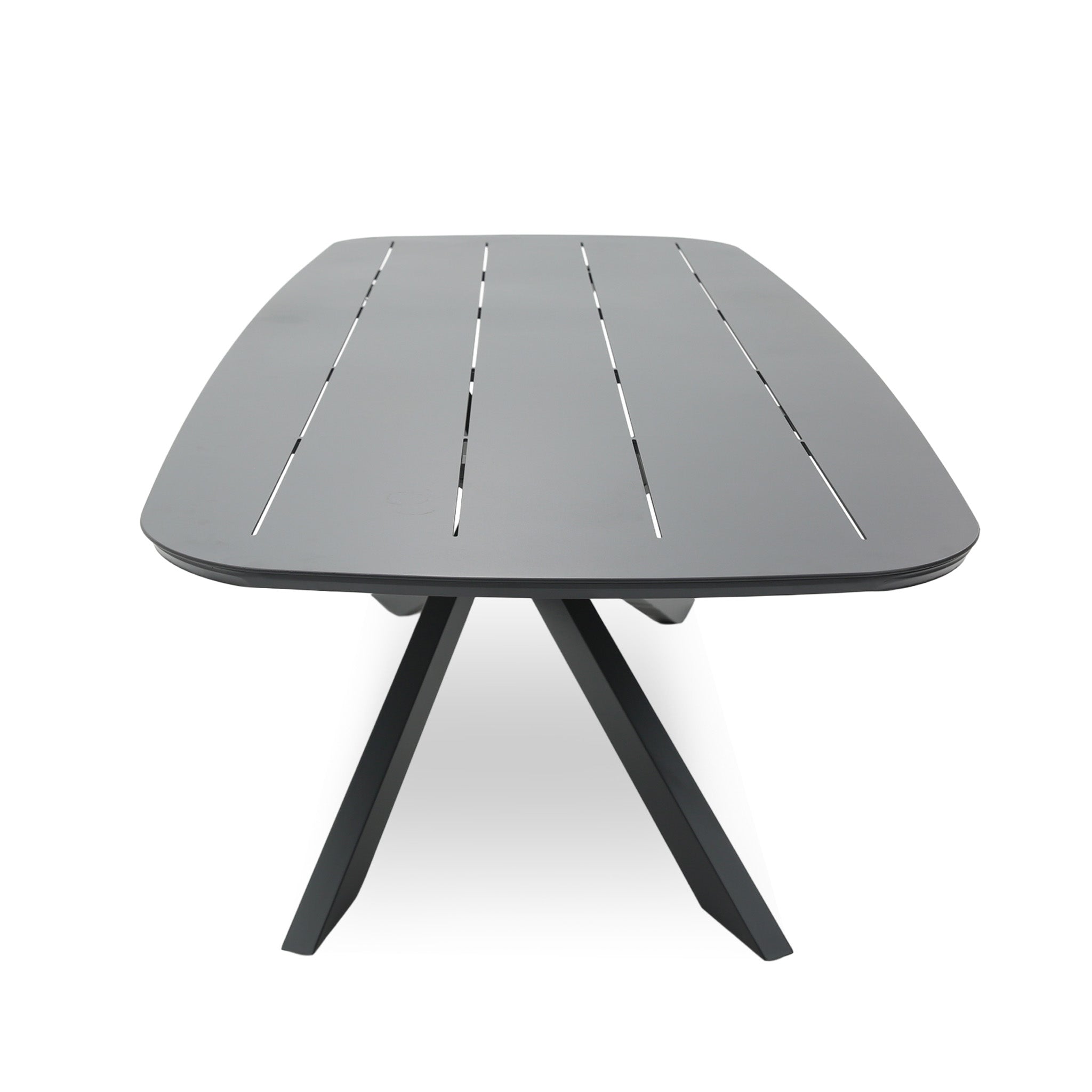 2.4m Outdoor Dining Table - Sand Dark Grey