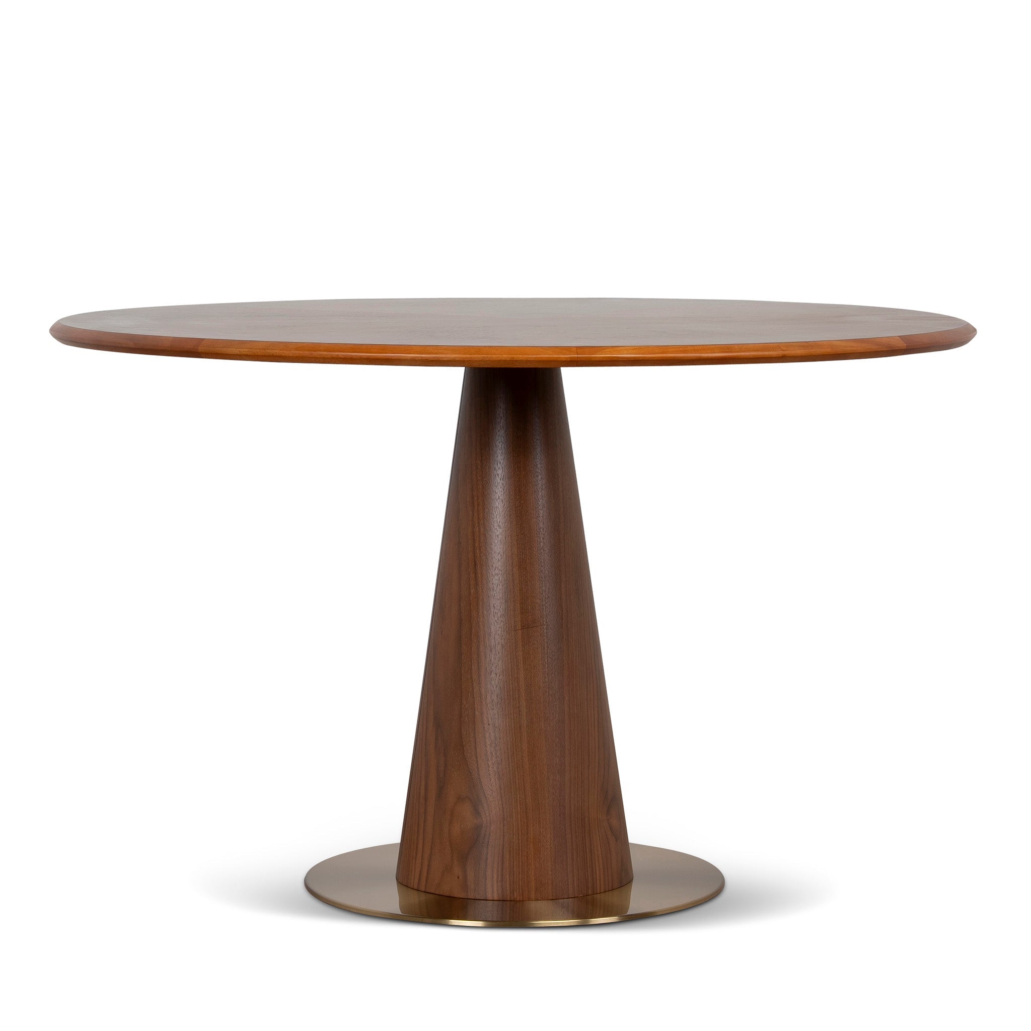 1.2m Round Dining Table - Walnut