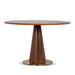 Showcasing Cicaluna 1.2m Round Dining Table - Walnut DT12649-DR Dining Table by Calibre Furniturs