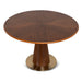 Showcasing Cicaluna 1.2m Round Dining Table - Walnut DT12649-DR Dining Table by Calibre Furniturs