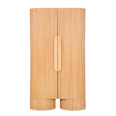 Showcasing Riminova 1.82m (H) Tall Cabinet Unit - Light Natural DT12660-NI  by Calibre Furniturs