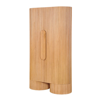 Showcasing Riminova 1.82m (H) Tall Cabinet Unit - Light Natural DT12660-NI  by Calibre Furniturs