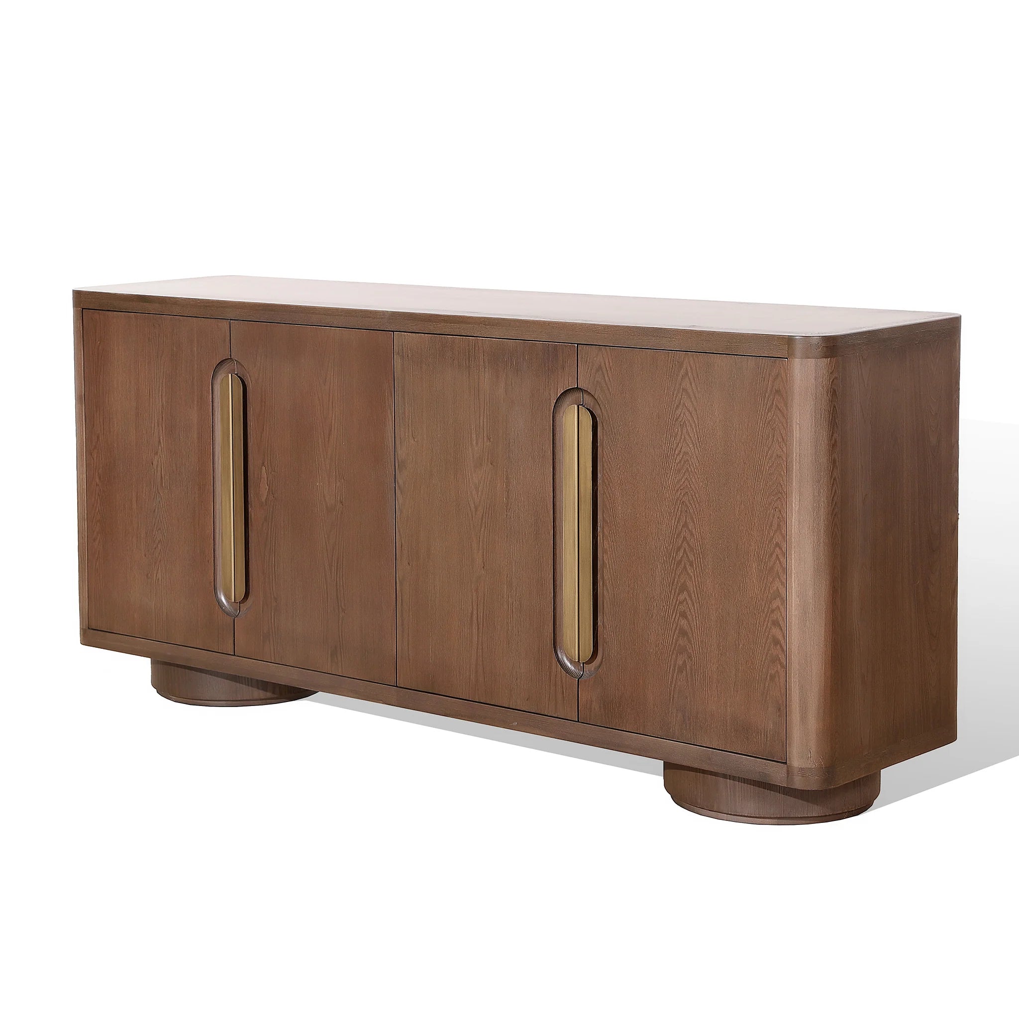 Showcasing Takora 1.8m Sideboard Unit - Walnut DT12662-NI Sideboard by Calibre Furniturs
