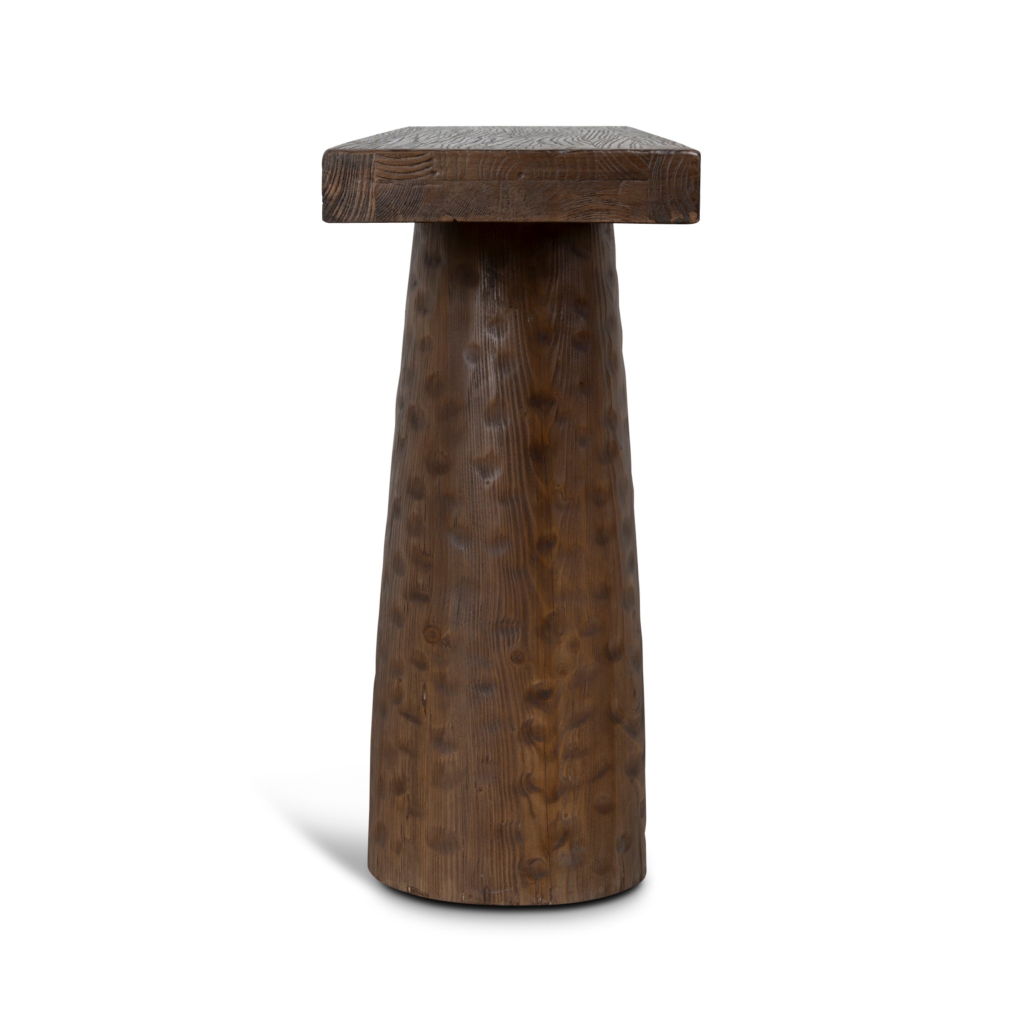 CDT12676-NA 1.83m Elm Console Table - Dark Brown