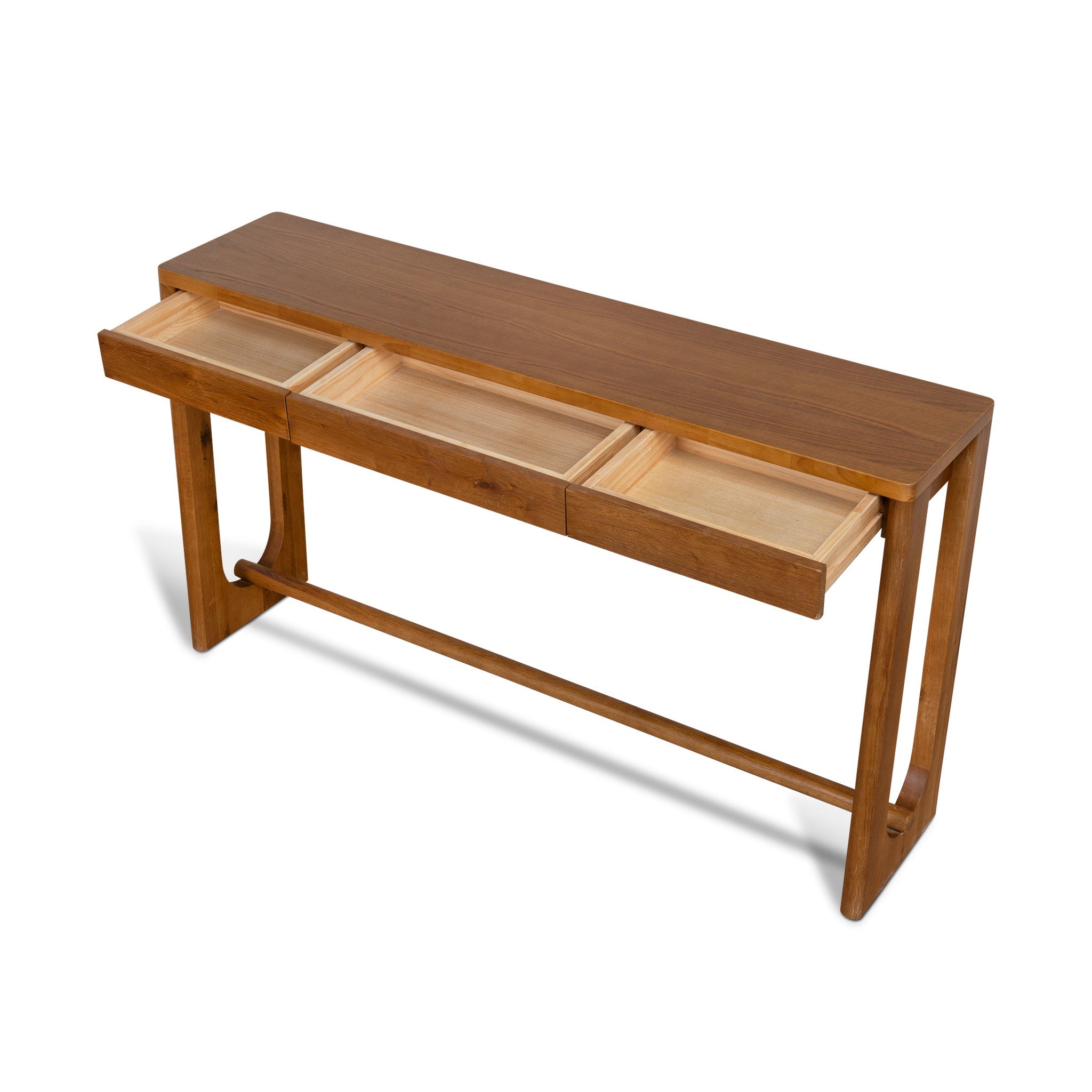 1.5m Console Table - Brown - image 4