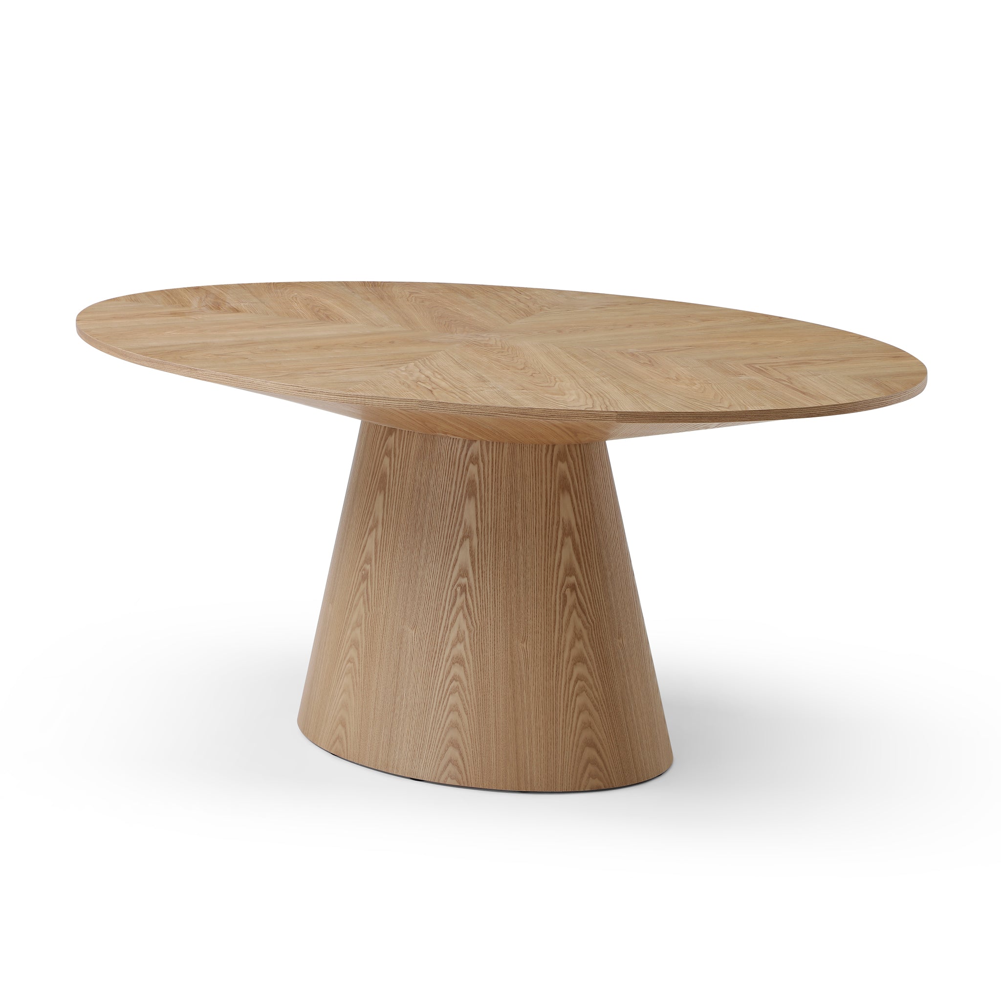 CDT12714-RX 1.83m Oval Dining Table - Ash Natural