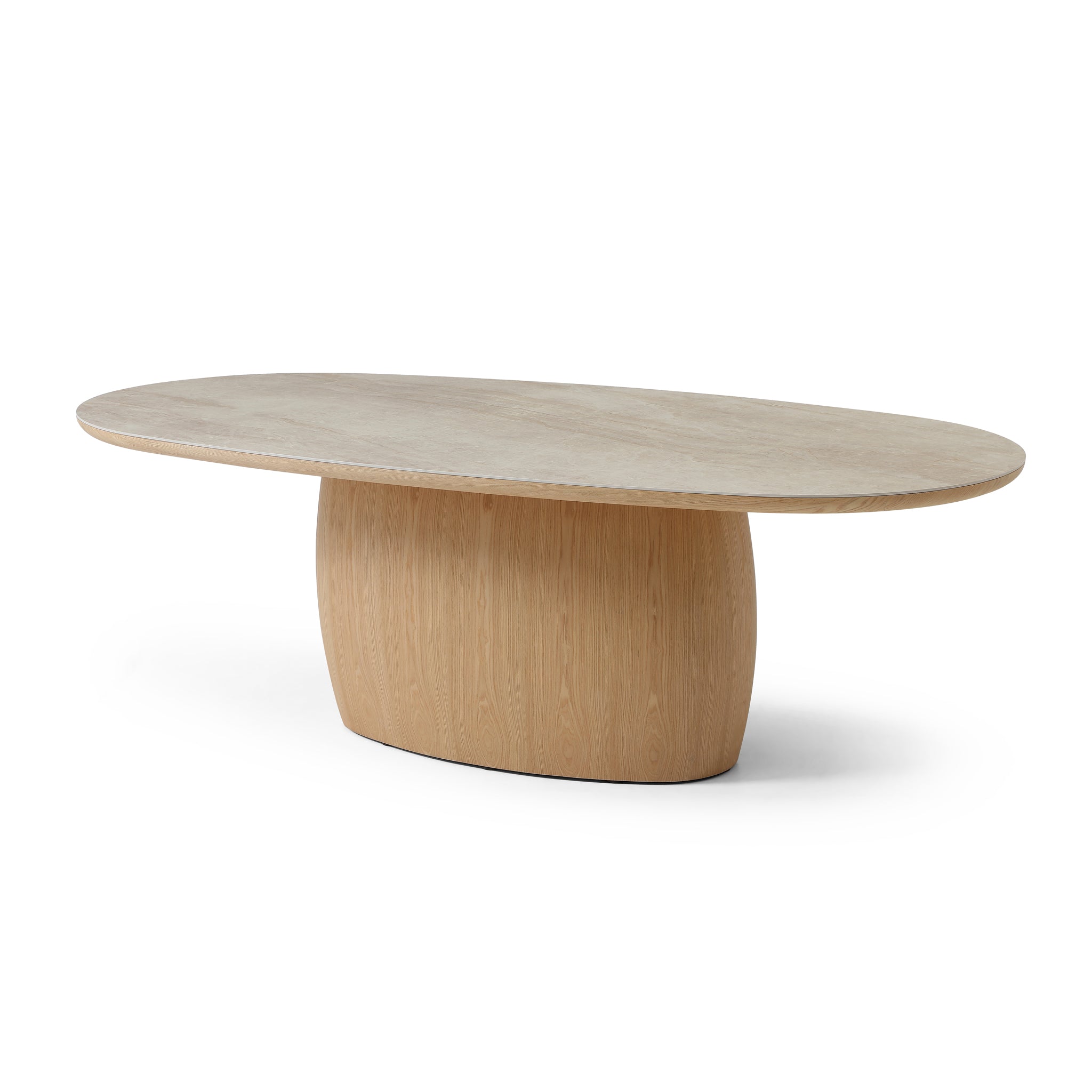 2.69m Oval Dining Table - Ash Natural
