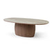 2.69m Oval Dining Table - Walnut