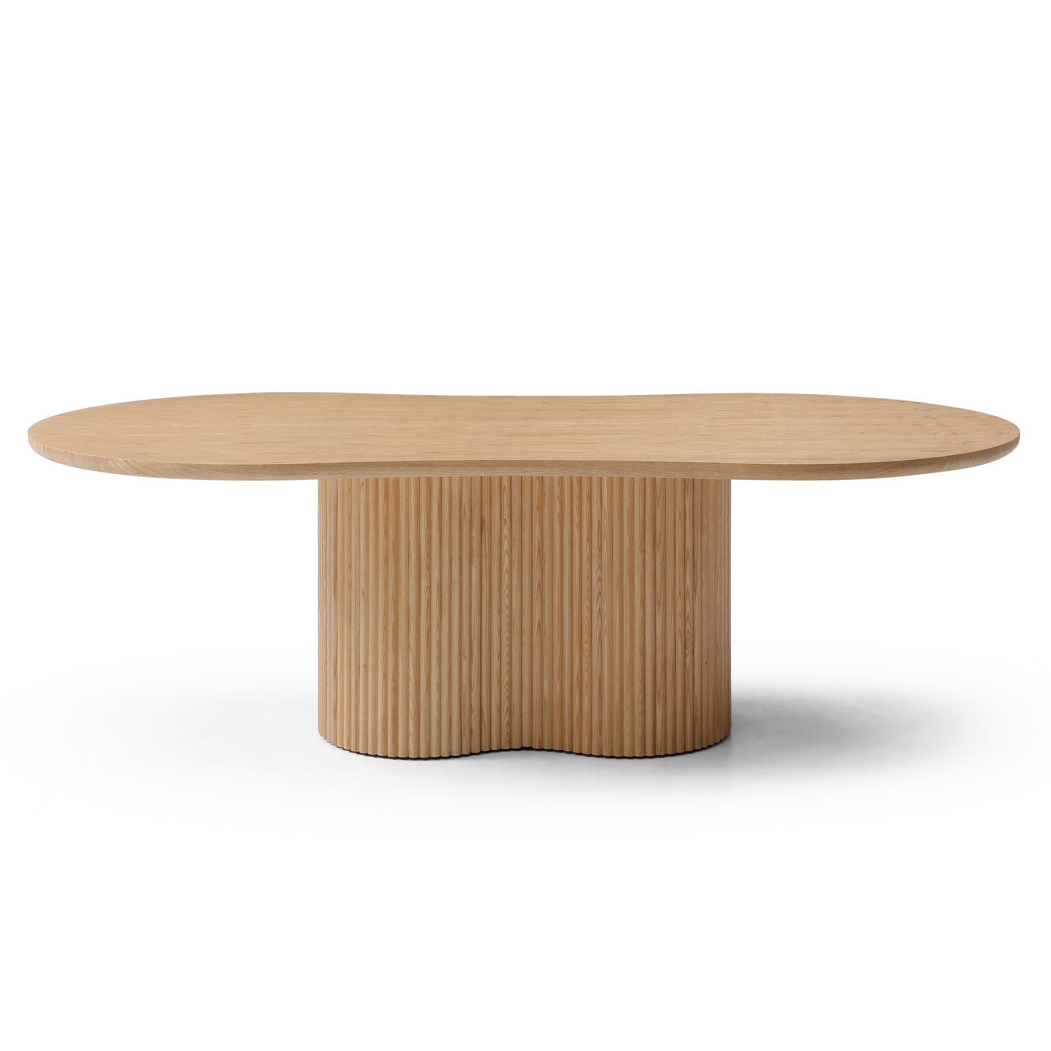 2.39m Freeform Dining Table - Ash Natural