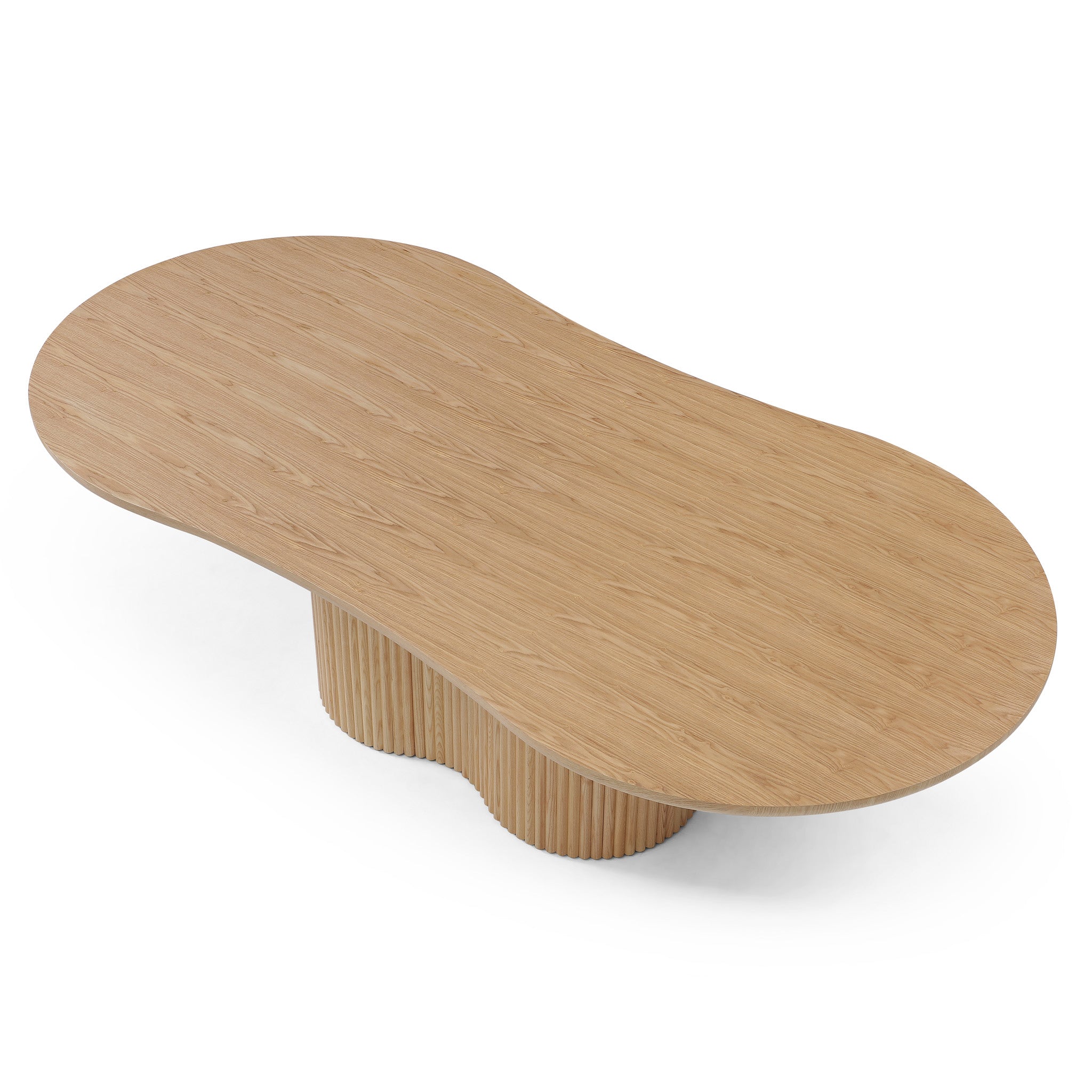 2.39m Freeform Dining Table - Ash Natural