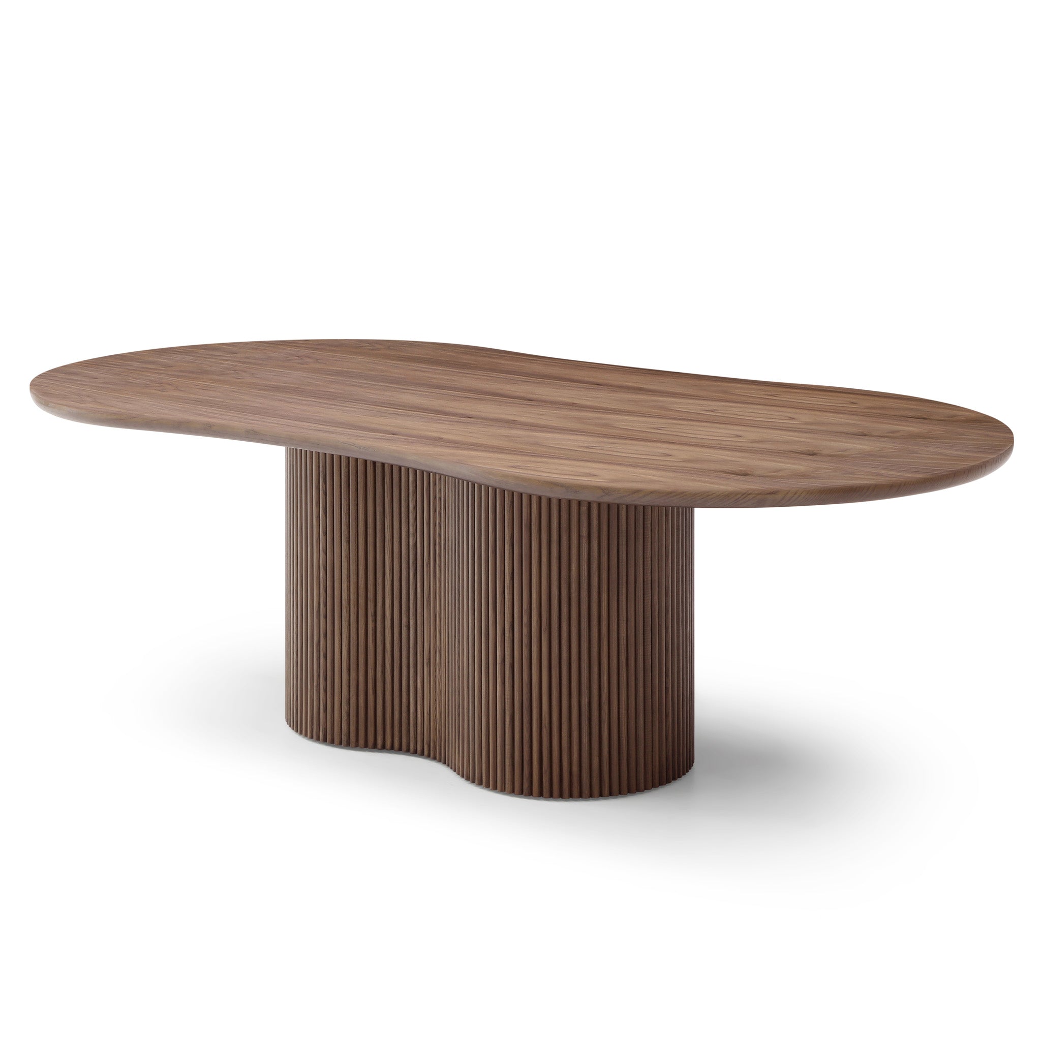 CDT12727-RX 2.39m Freeform Dining Table - Walnut