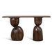 1.6m Elm Console Table - Walnut - image 5