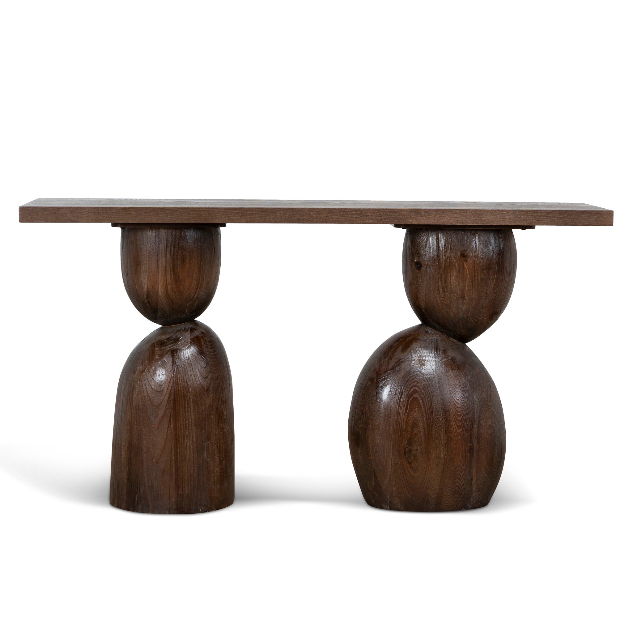 1.6m Elm Console Table - Walnut - Morani