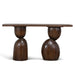 1.6m Elm Console Table - Walnut - image 2