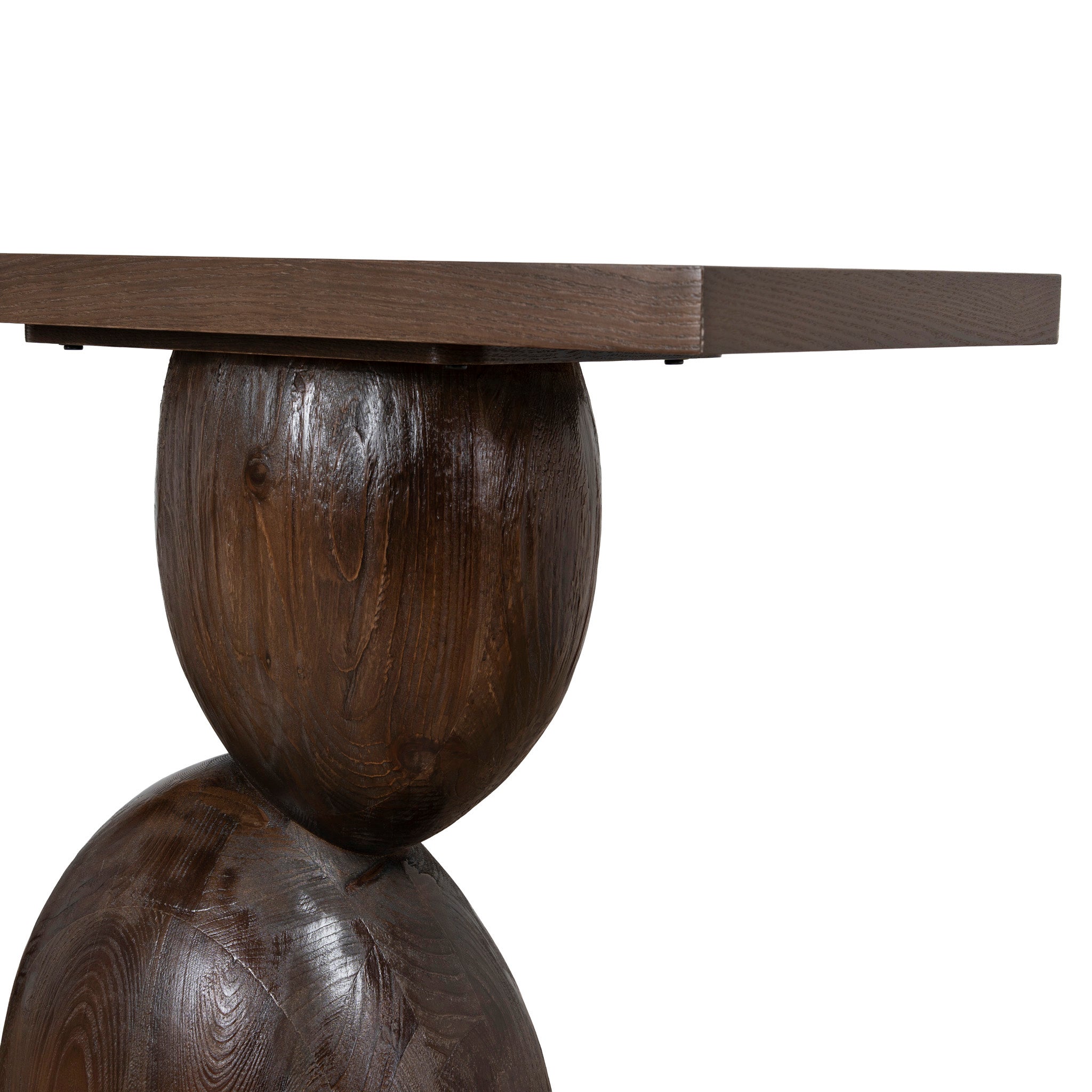 1.6m Elm Console Table - Walnut - image 6