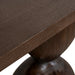 1.6m Elm Console Table - Walnut - image 7