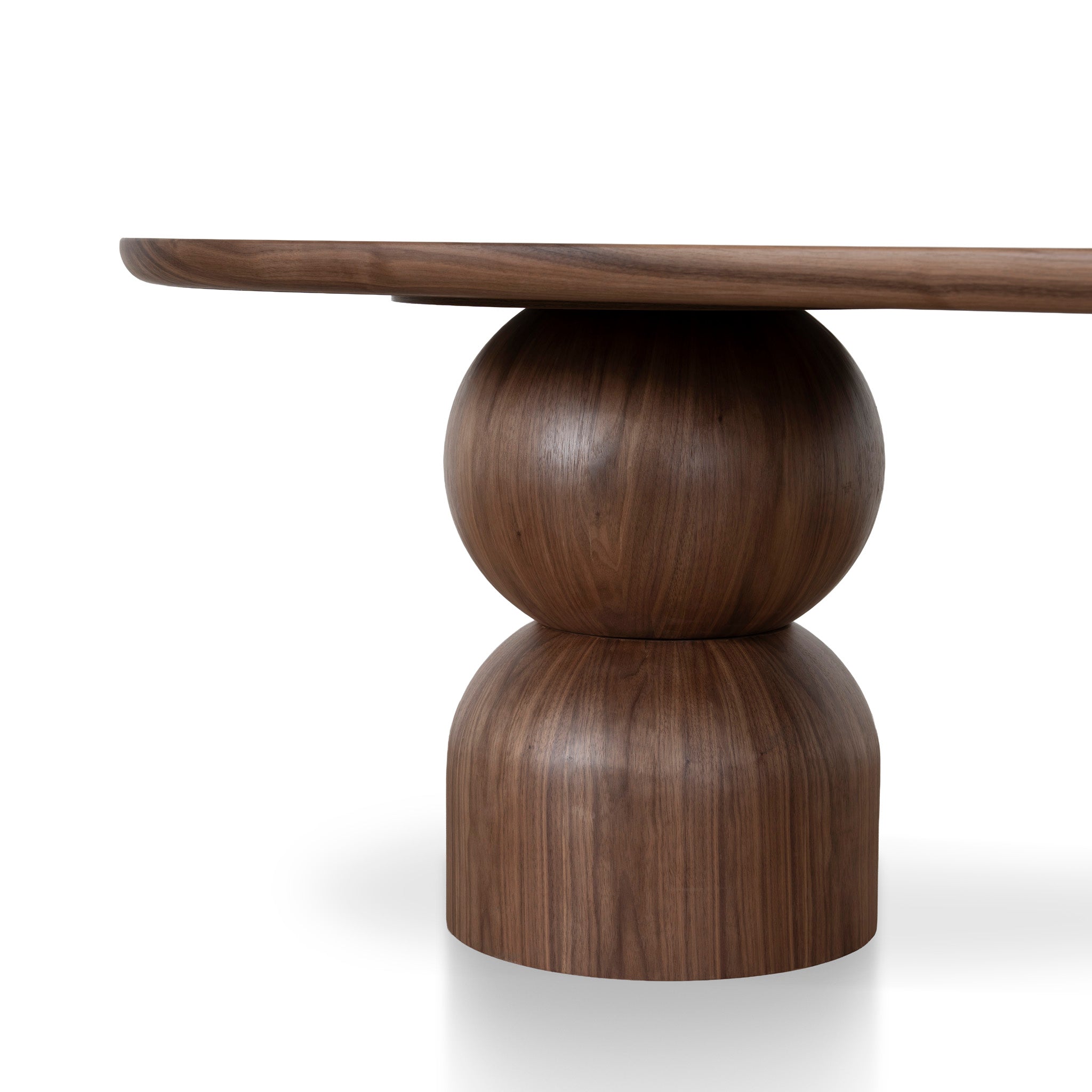 2.5m Dining Table - Walnut