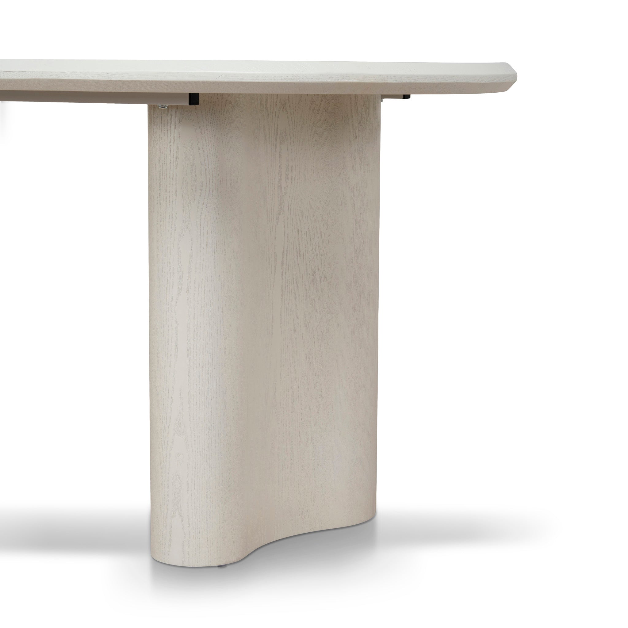 1.8m Oval Dining Table - Ivory Oat
