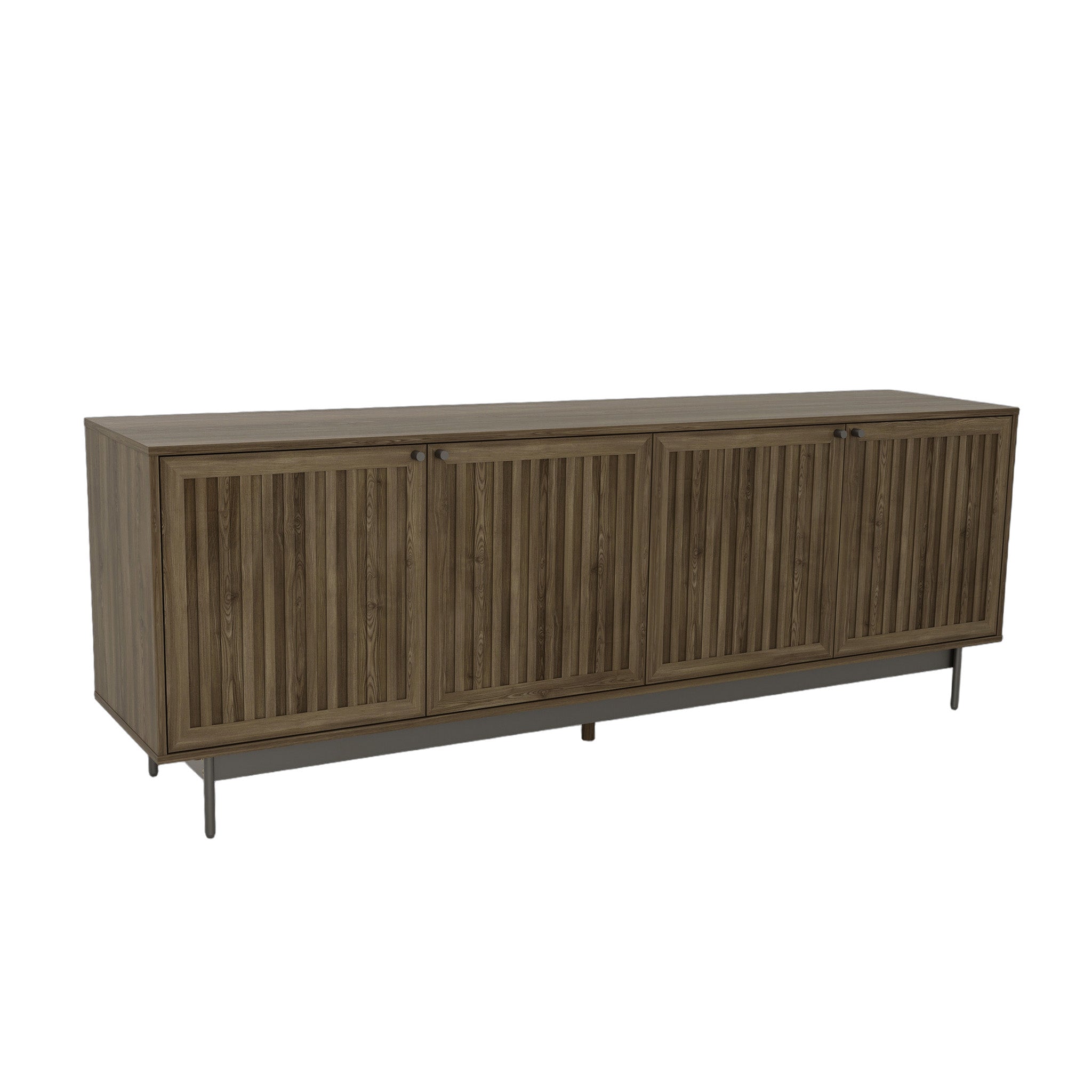 2m Sideboard Unit - Dark Walnut