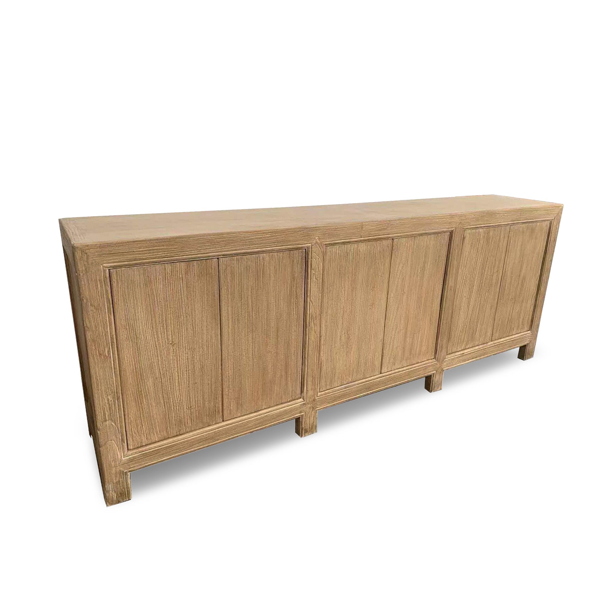CDT12824-NA 2.2m ELM Sideboard Unit - Natural