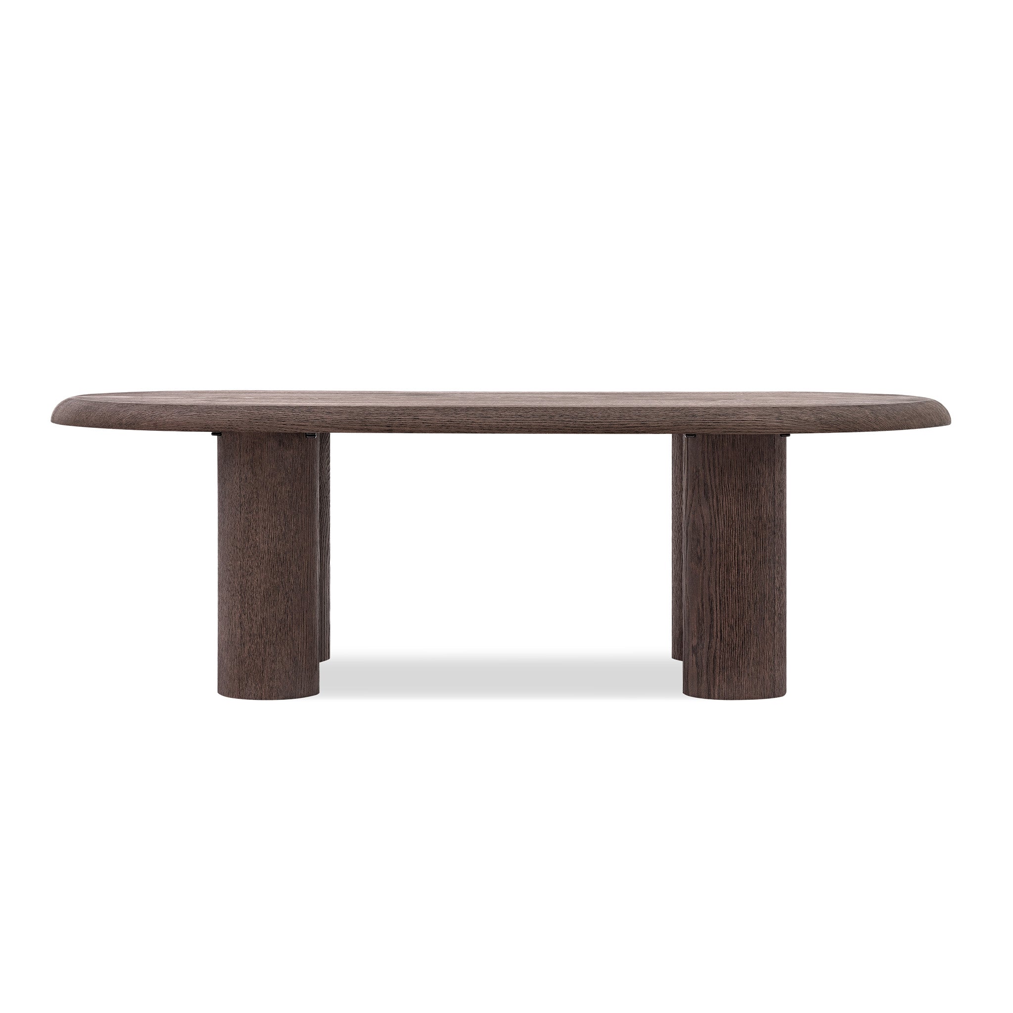 CDT14022-FX 2.1m Dining Table - Dark Brown