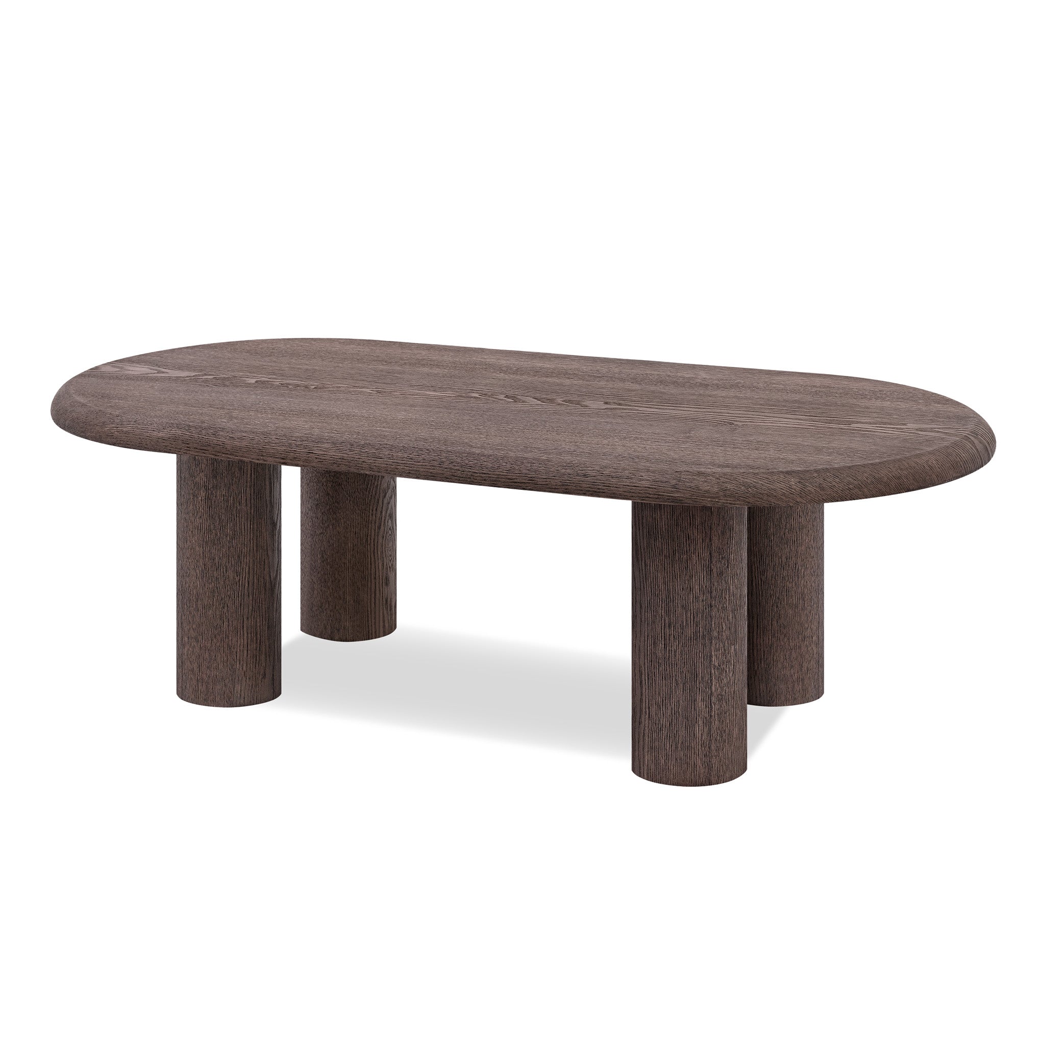 CDT14022-FX 2.1m Dining Table - Dark Brown