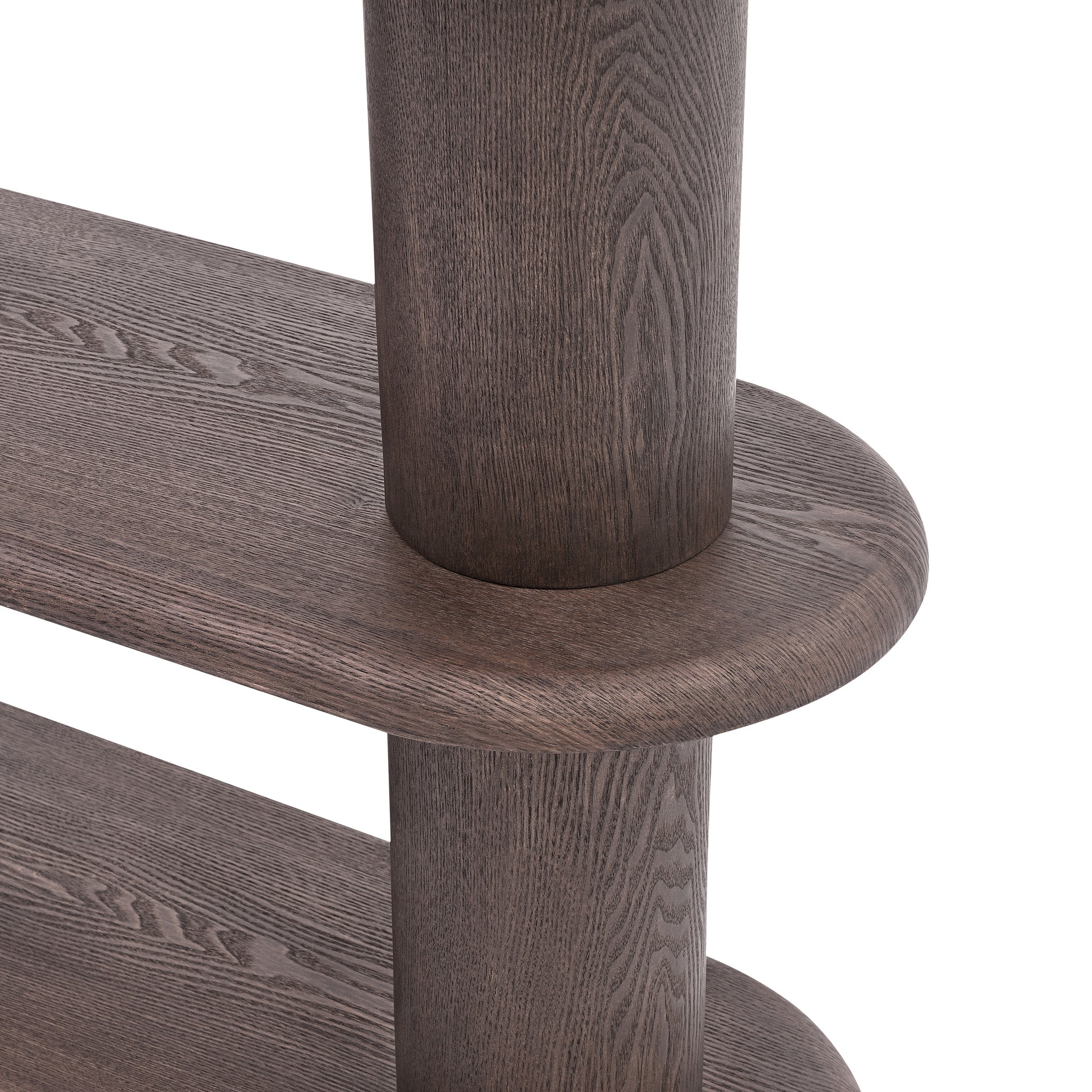 CDT14023-FX 1.7m High Bookshelf - Dark Brown