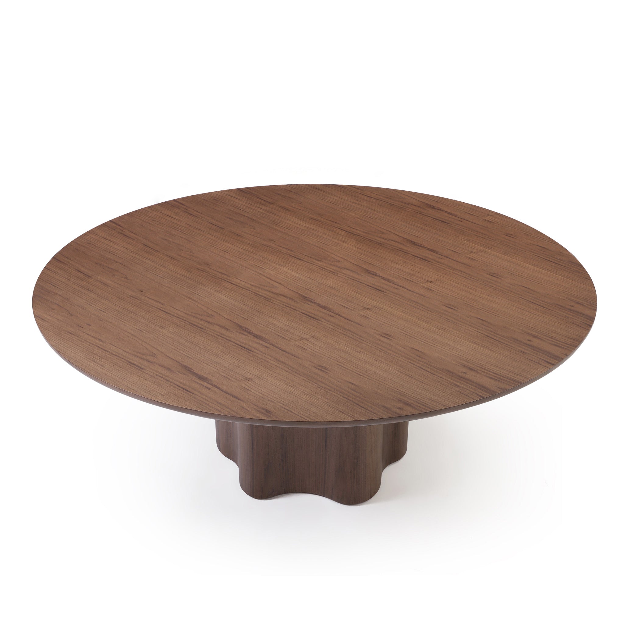 1.6m Round Dining Table - Ash Walnut