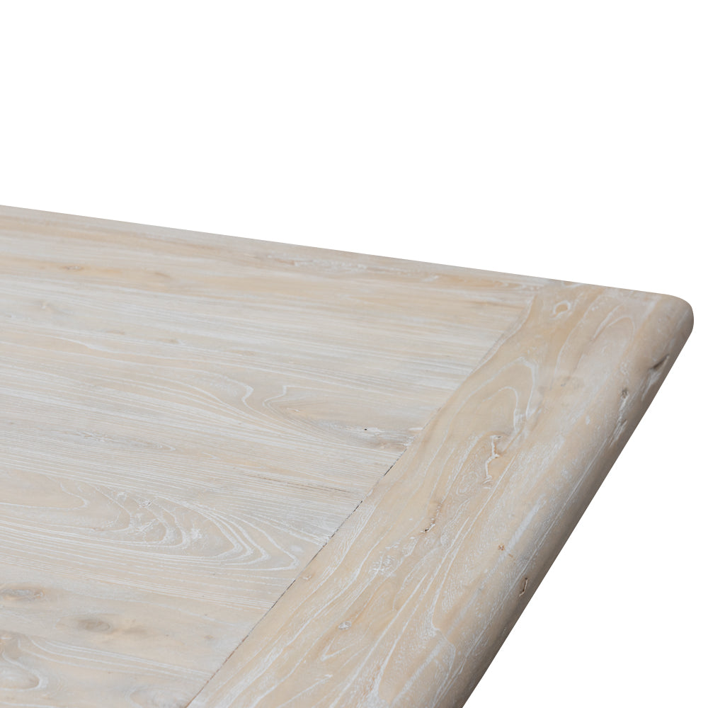 Dining Table 2.4m - Rustic White Washed - image 9
