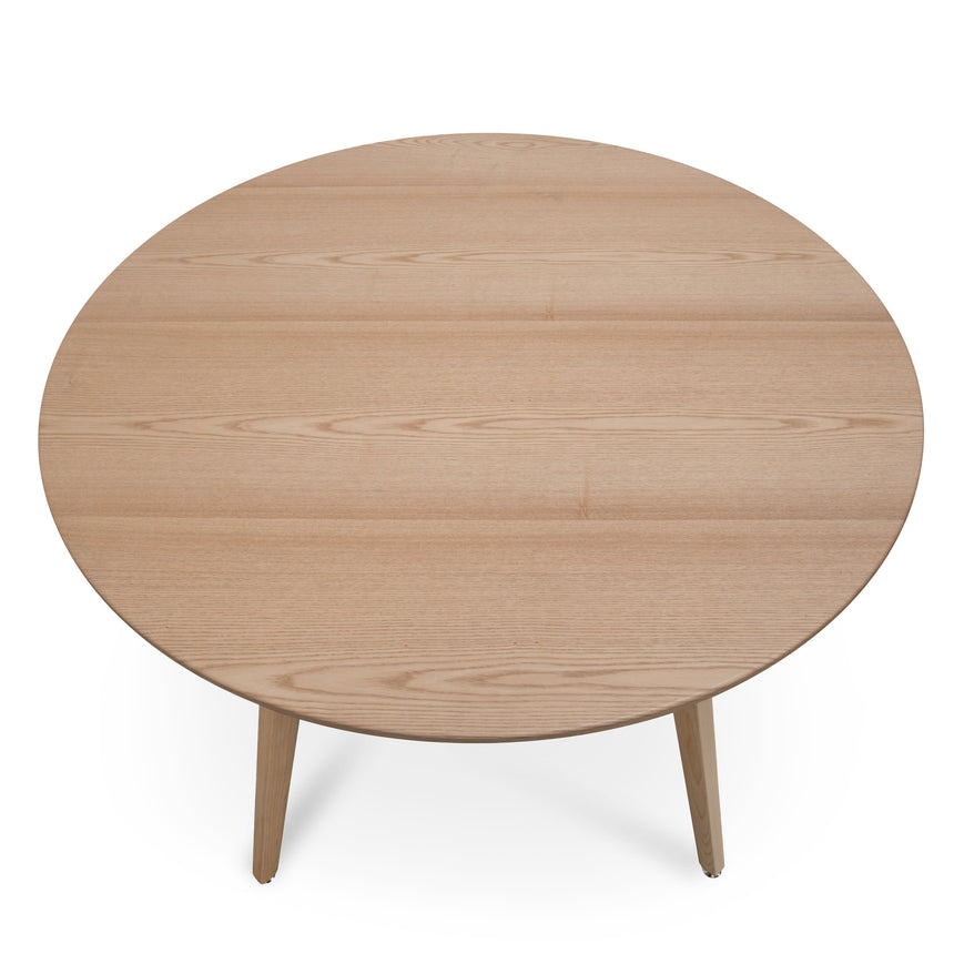 Charlotta Ash 100 cm Round Dining Table - Natural