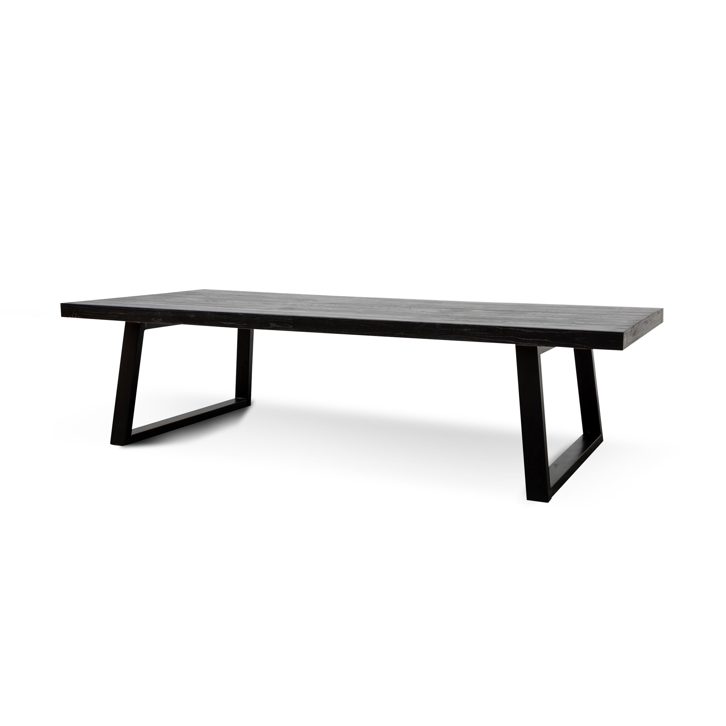 CDT2746 3m Reclaimed Dining Table - Full Black