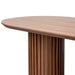 2.5m Wooden Dining Table - Walnut - image 3