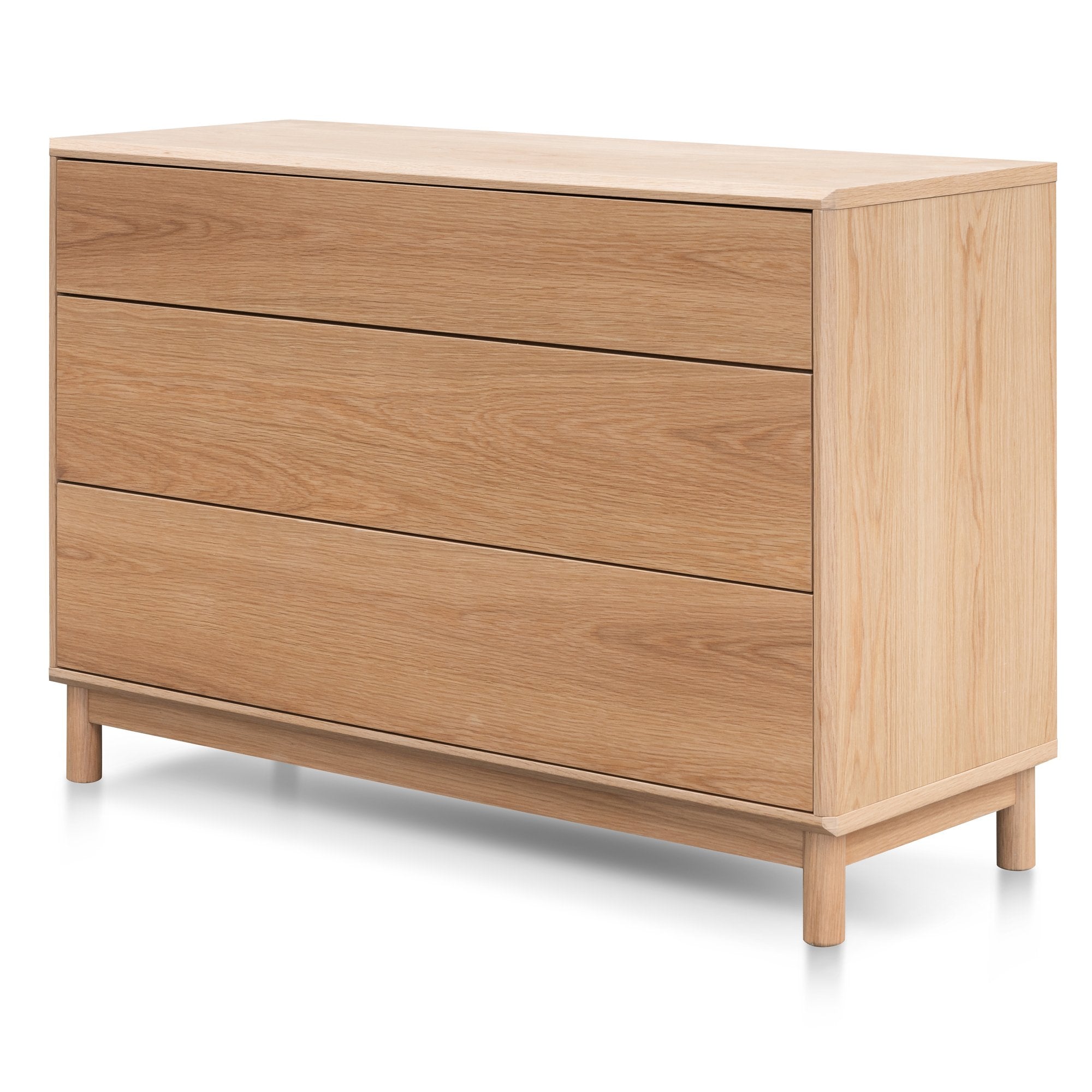 Eloise 3 Drawers Dresser Unit - Natural Oak