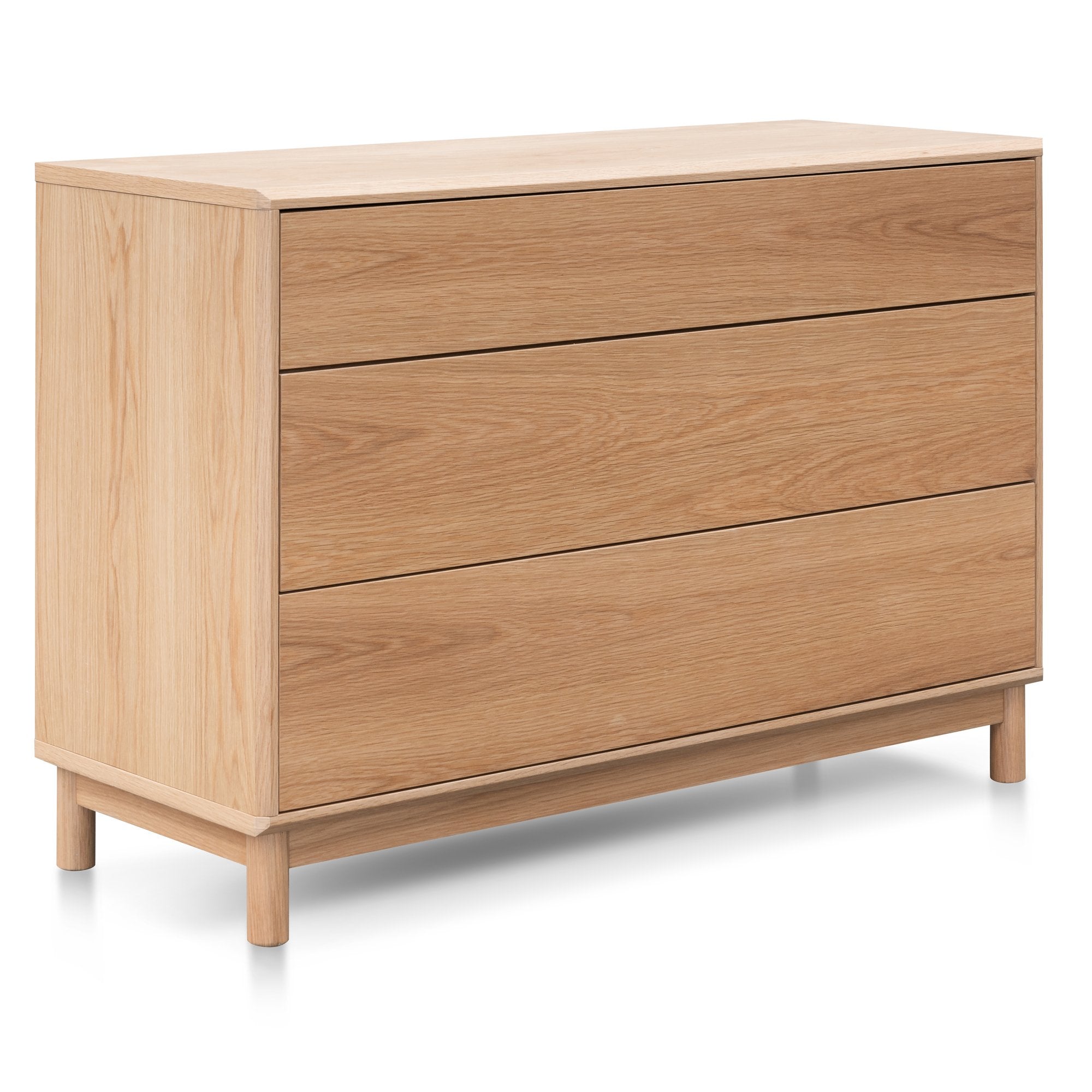 Eloise 3 Drawers Dresser Unit - Natural Oak