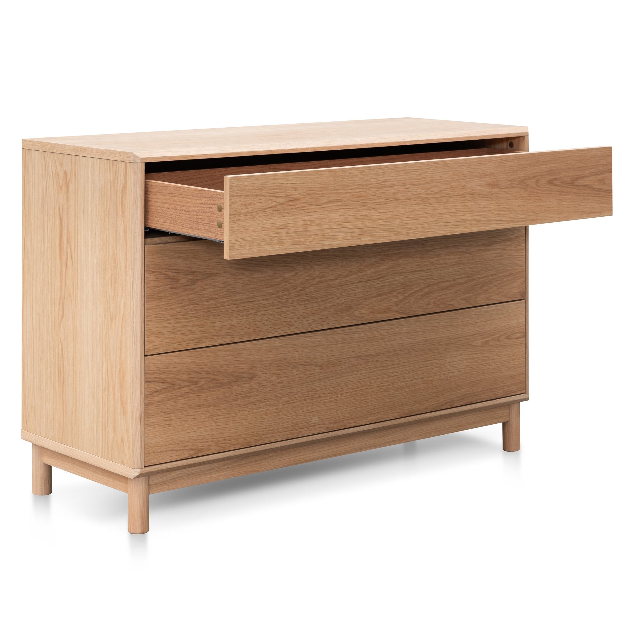 Eloise 3 Drawers Dresser Unit - Natural Oak