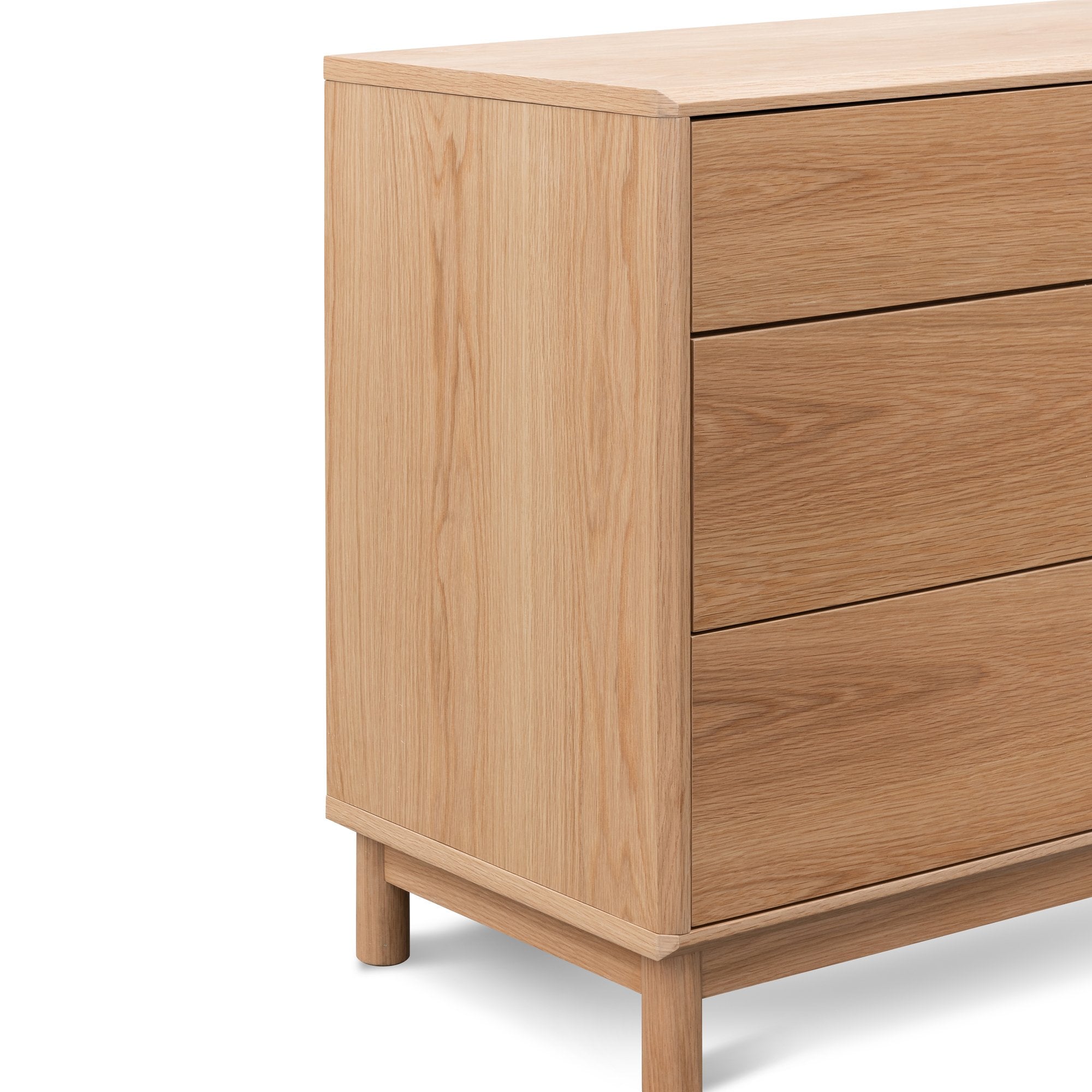 Eloise 3 Drawers Dresser Unit - Natural Oak