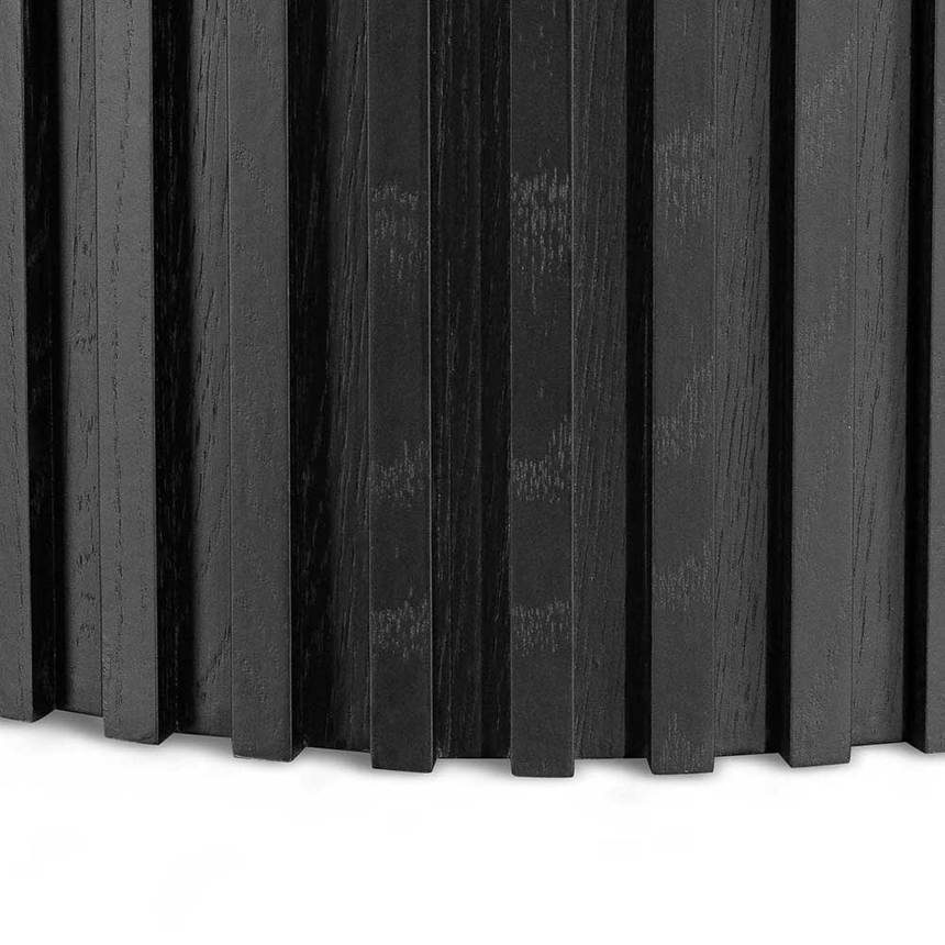 1.5m Wooden Round Dining Table - Black