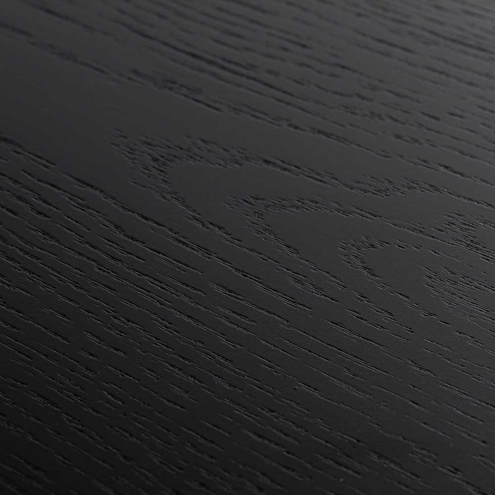 Marty 1.5m Wooden Round Dining Table - Black
