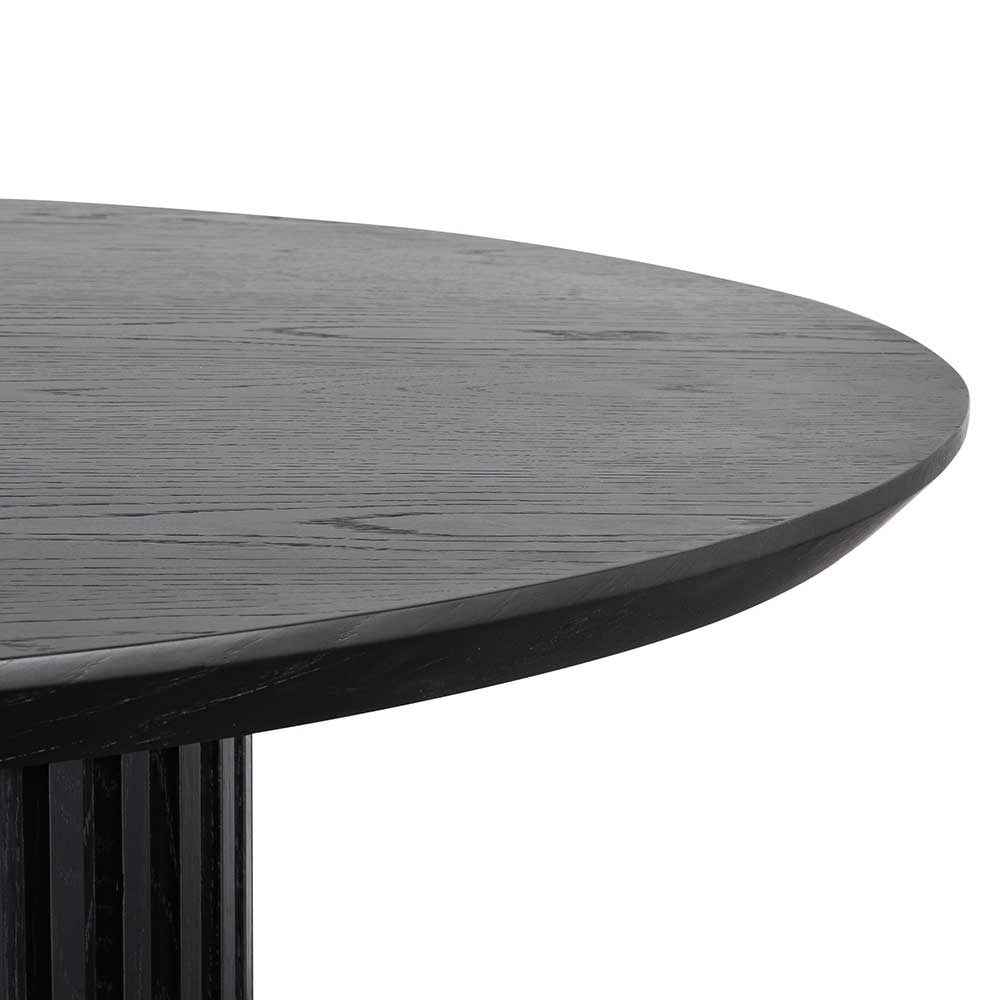 Hannes 2.8m Wooden Dining Table - Black