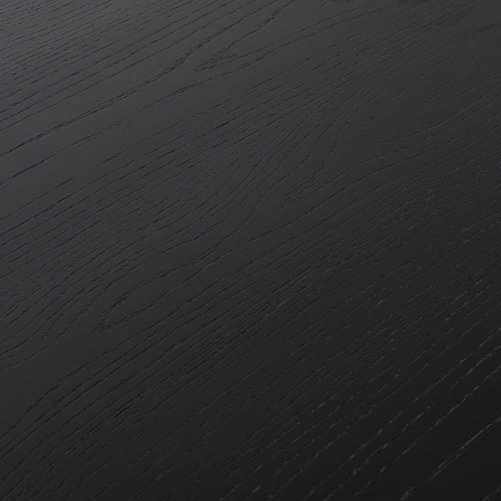 Hannes 2.8m Wooden Dining Table - Black