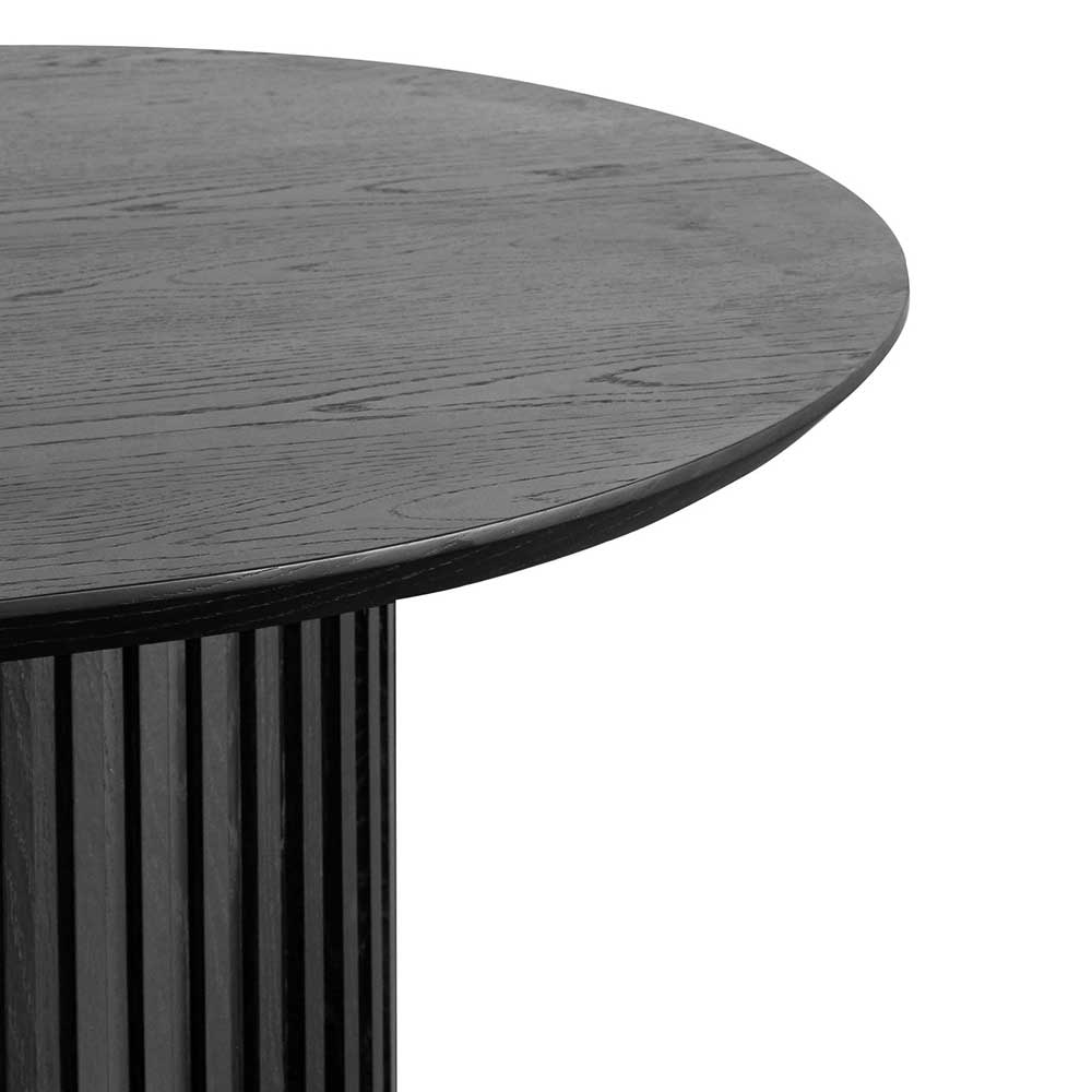 CDT6423-CN 2.8m Wooden Dining Table - Black