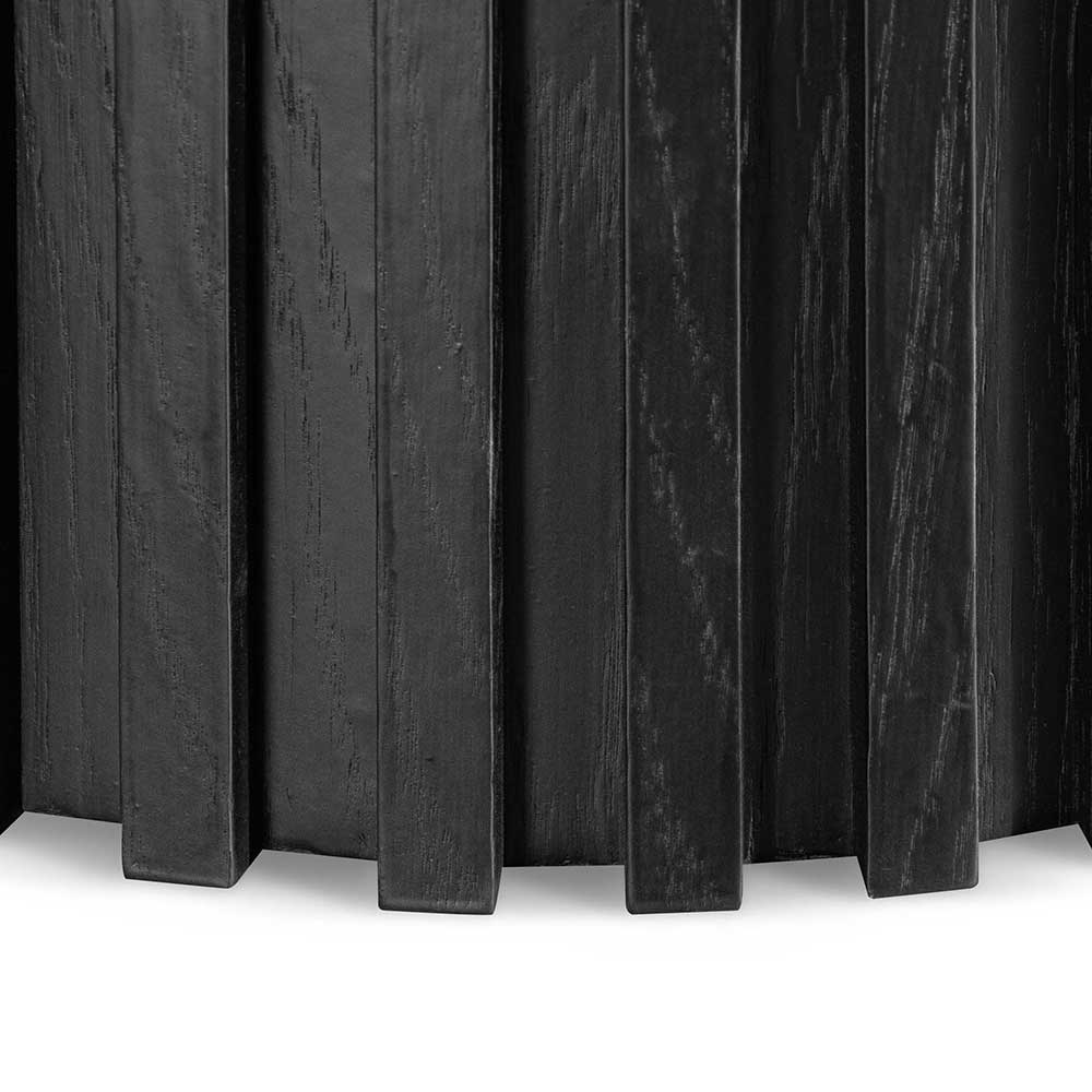 Hannes 2.8m Wooden Dining Table - Black